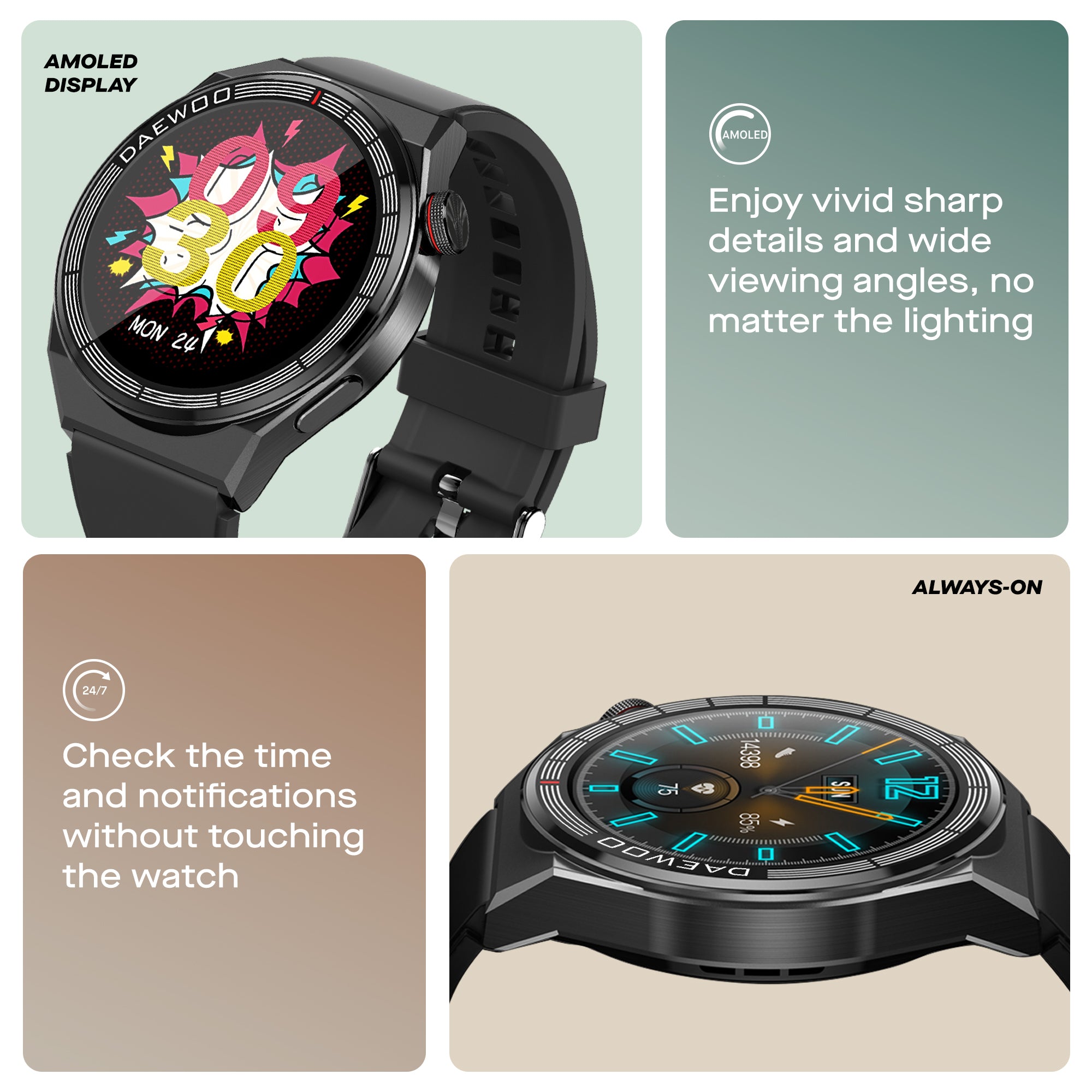 Daewoo CNX+ Smartwatch with Voice Call Function