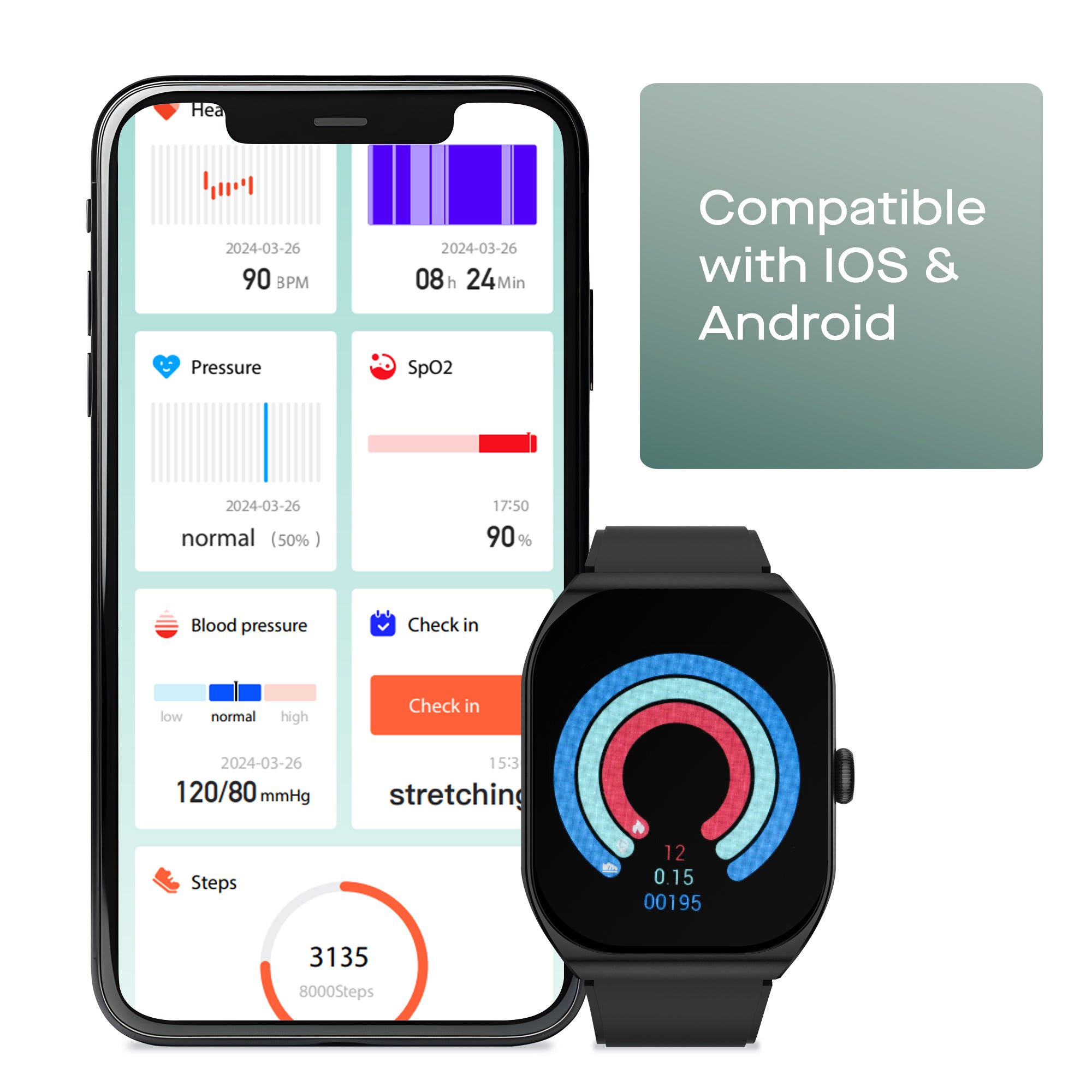 Daewoo Active+ Smartwatch with Voice Call Function