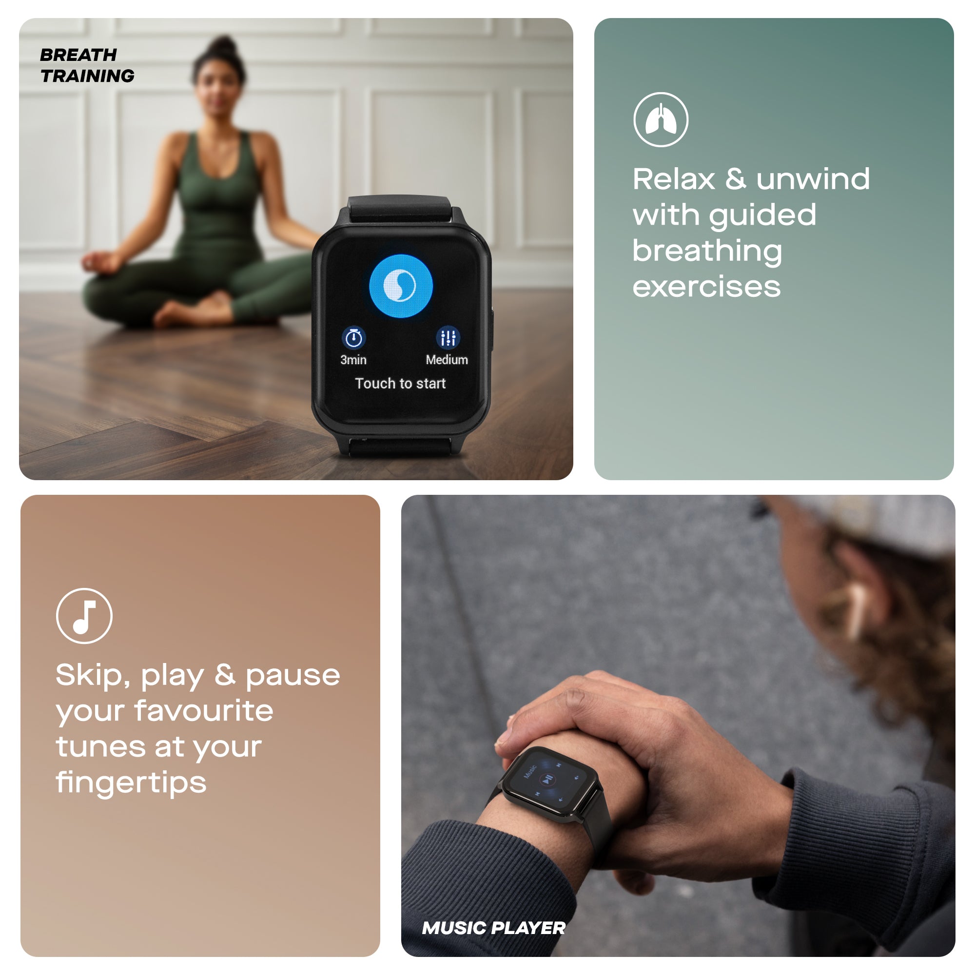Daewoo Flight Smartwatch with Multi Sports & Heart Rate Function