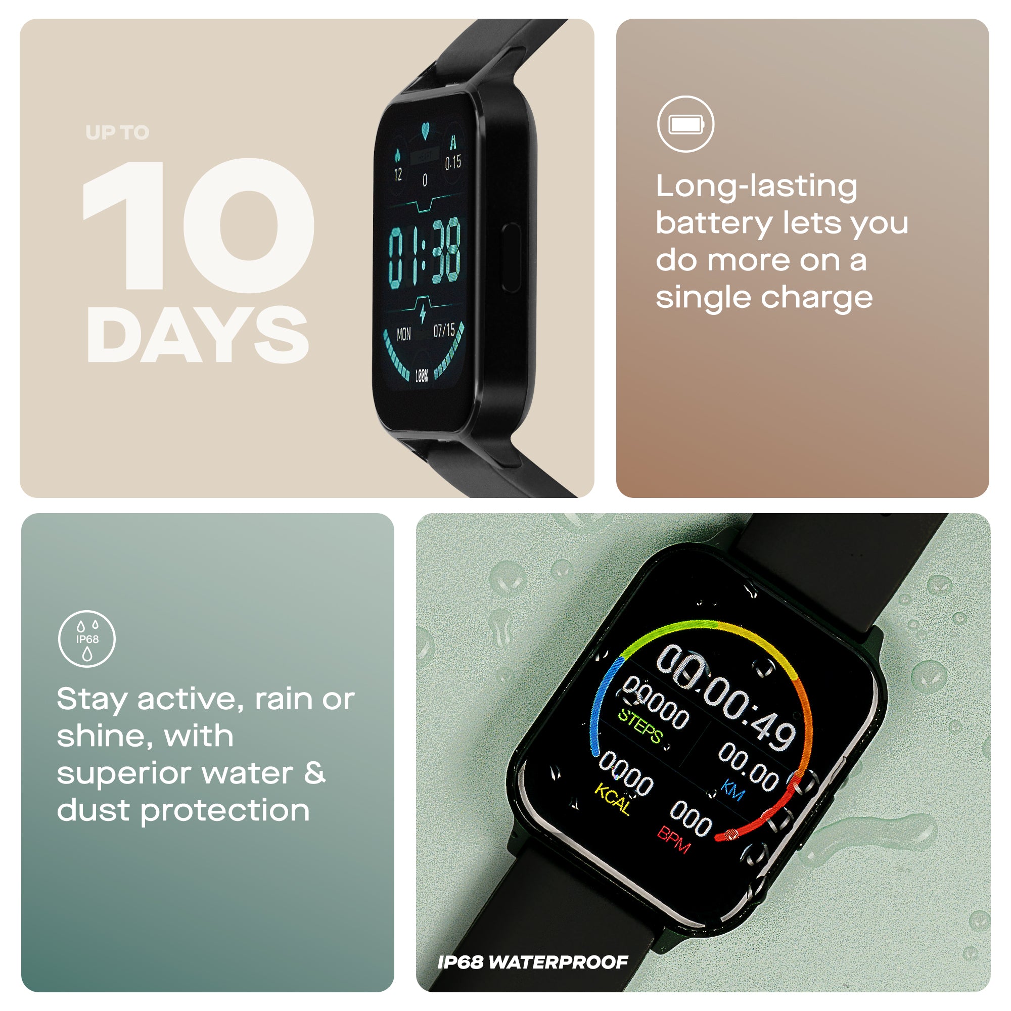 Daewoo Flight Smartwatch with Multi Sports & Heart Rate Function