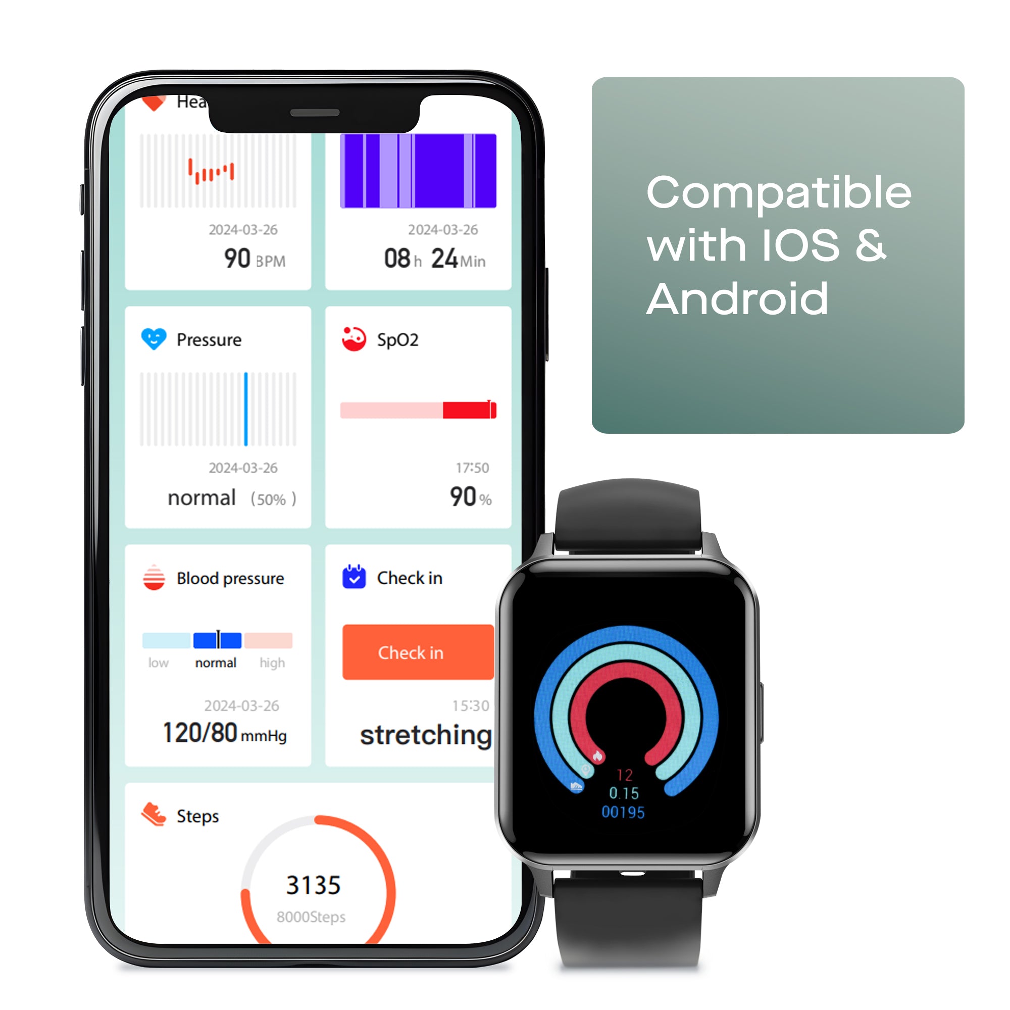 Daewoo Flight Smartwatch with Multi Sports & Heart Rate Function