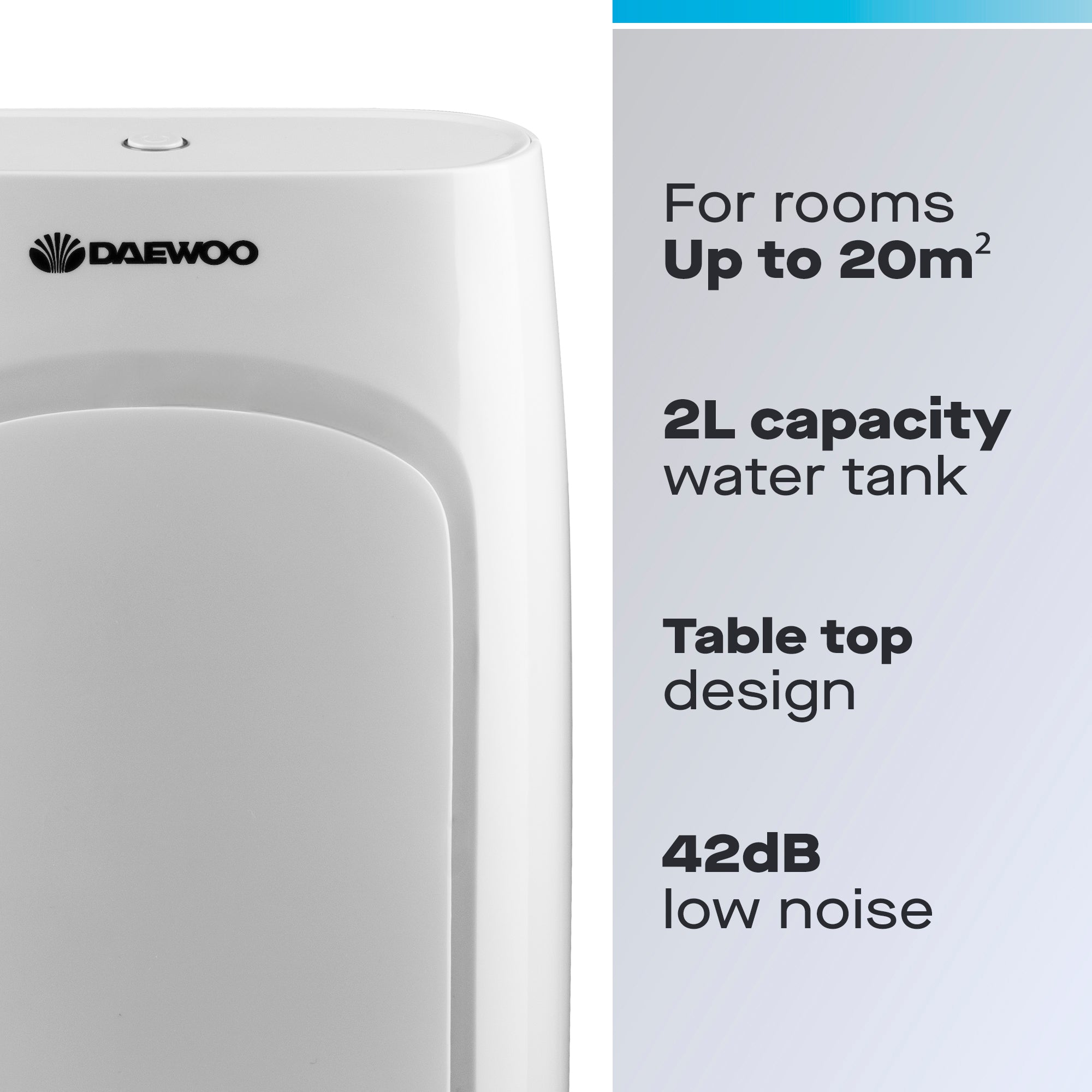 Daewoo 2L Dehumidifier