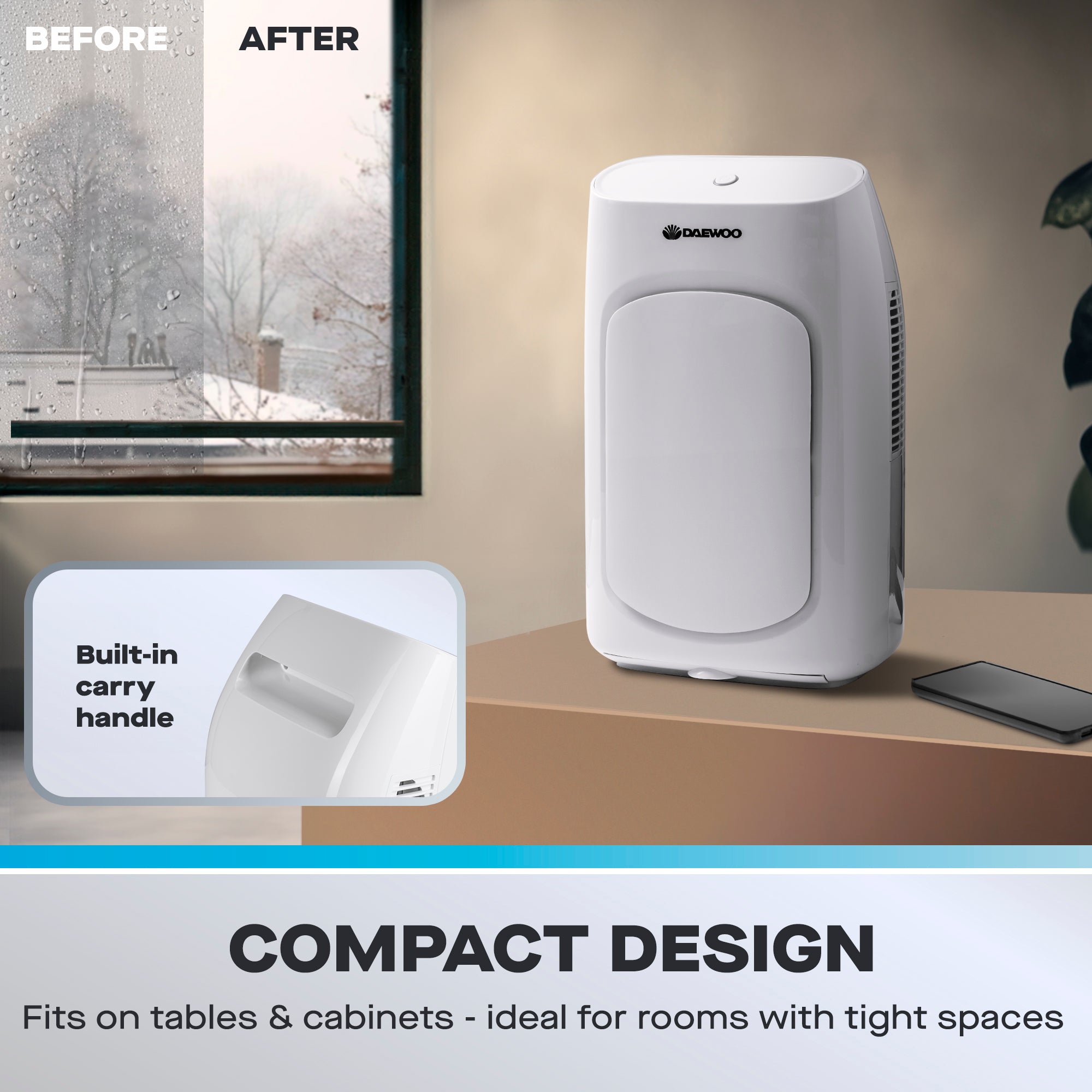 Daewoo 2L Dehumidifier
