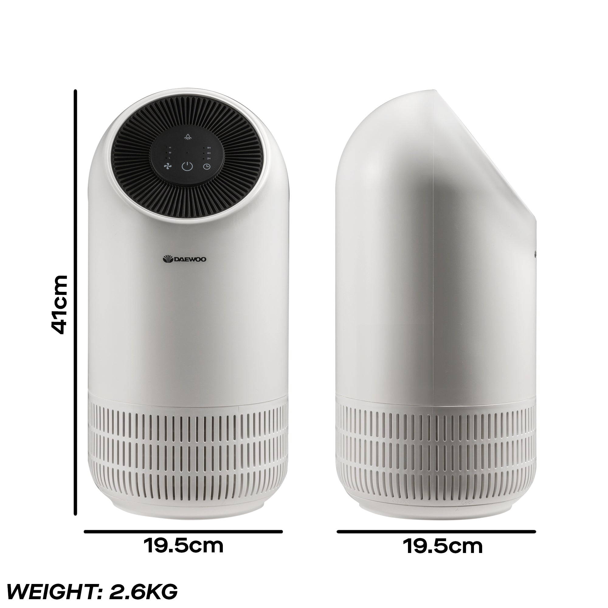 Daewoo Ultra Quiet Air Purifier with 3 Speed Settings