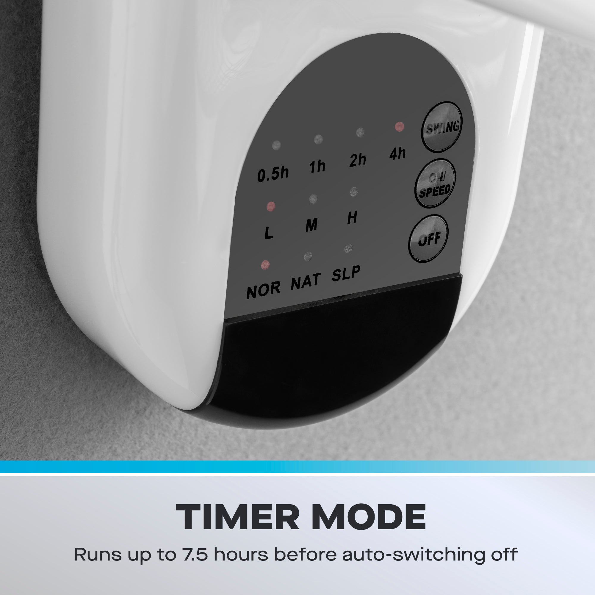 Daewoo 16" Wall Mounted Fan with Remote Control