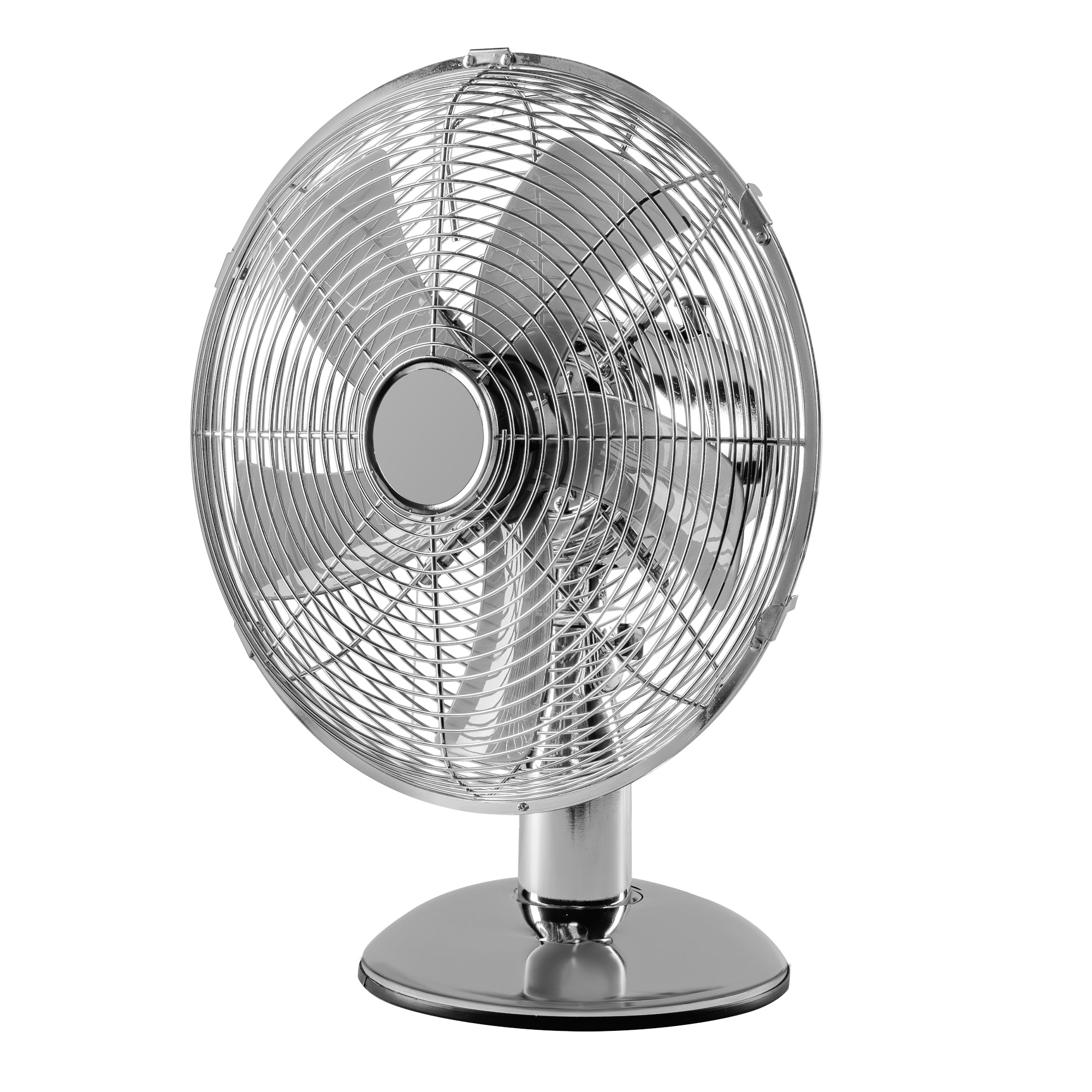 Daewoo 12" Chrome Metal Desk Fan