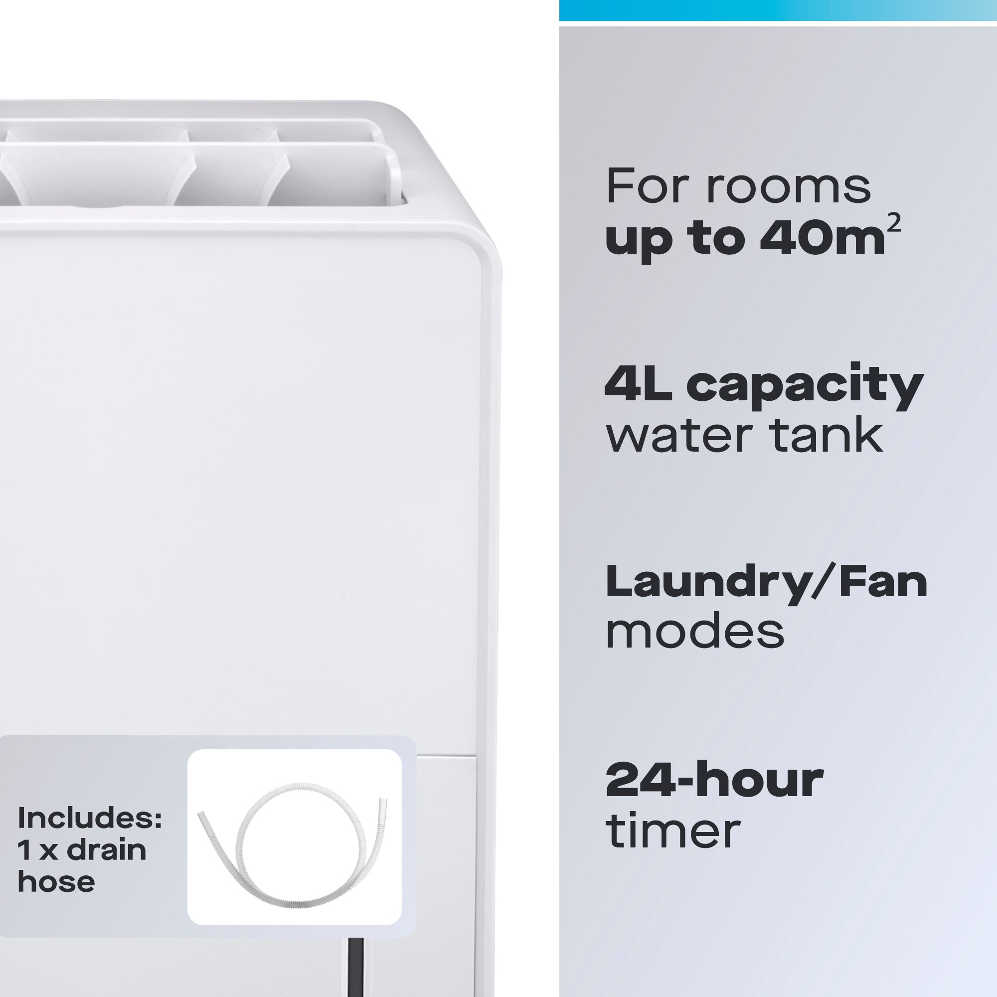 Daewoo 30L Dehumidifier with Air Purifier