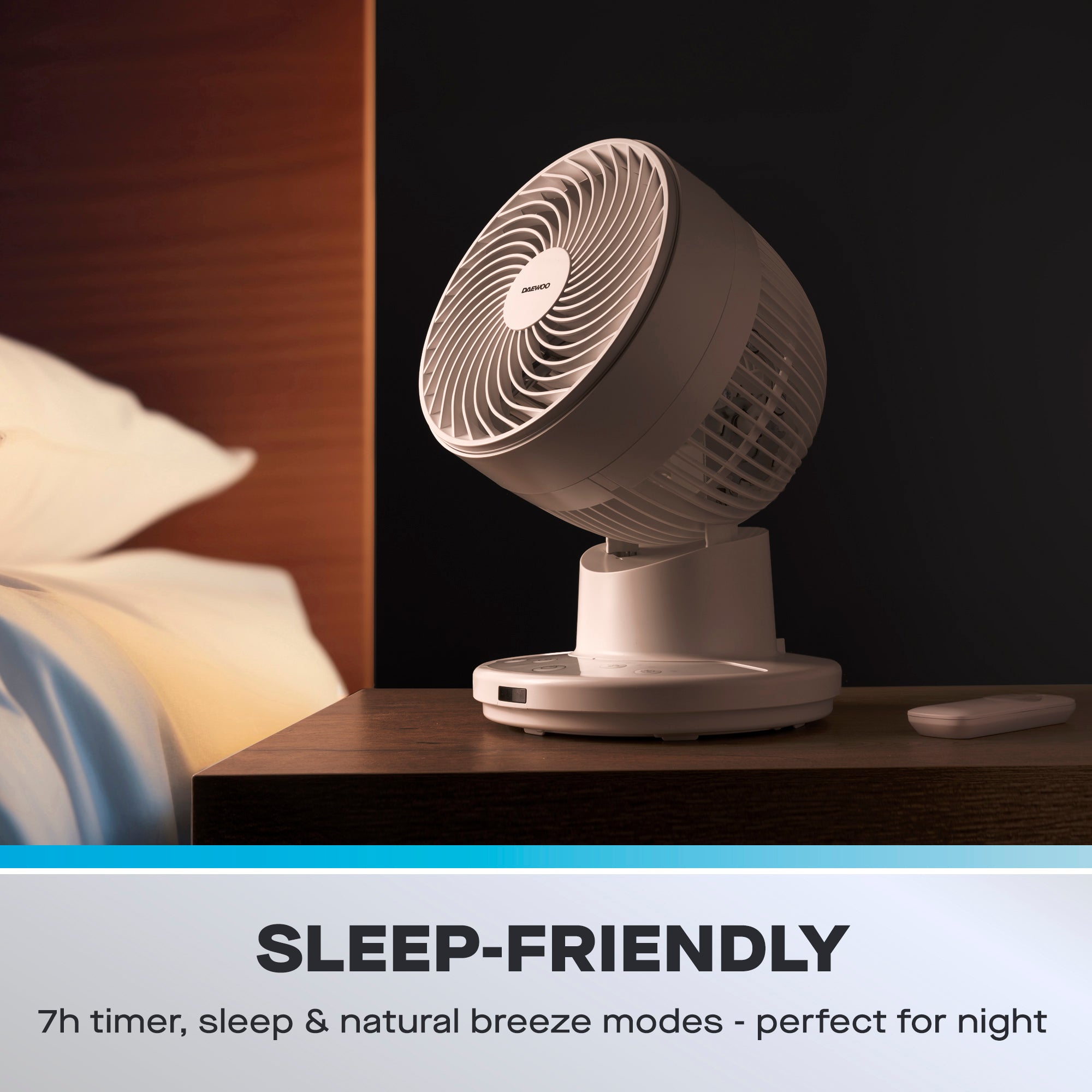 Daewoo 8" Air Circulator Desk Fan
