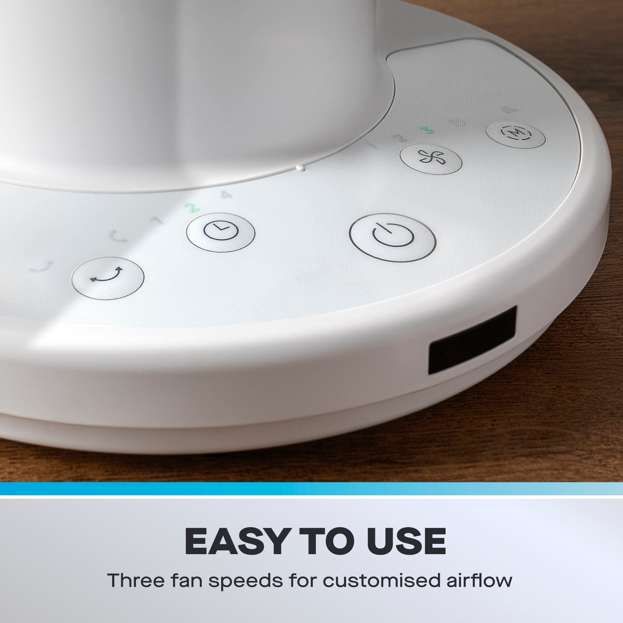 Daewoo 8" Air Circulator Desk Fan