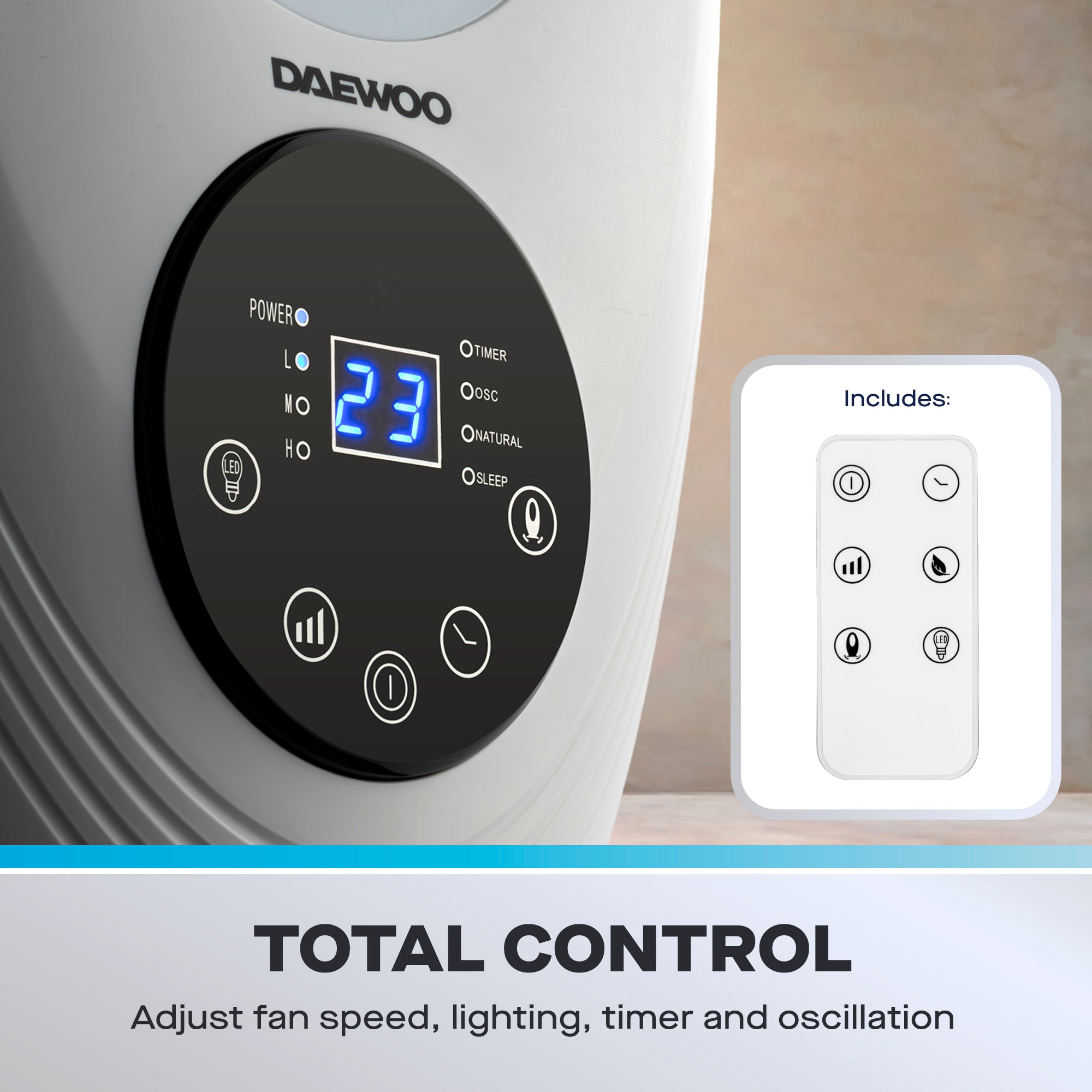 Daewoo Desktop Bladeless Fan