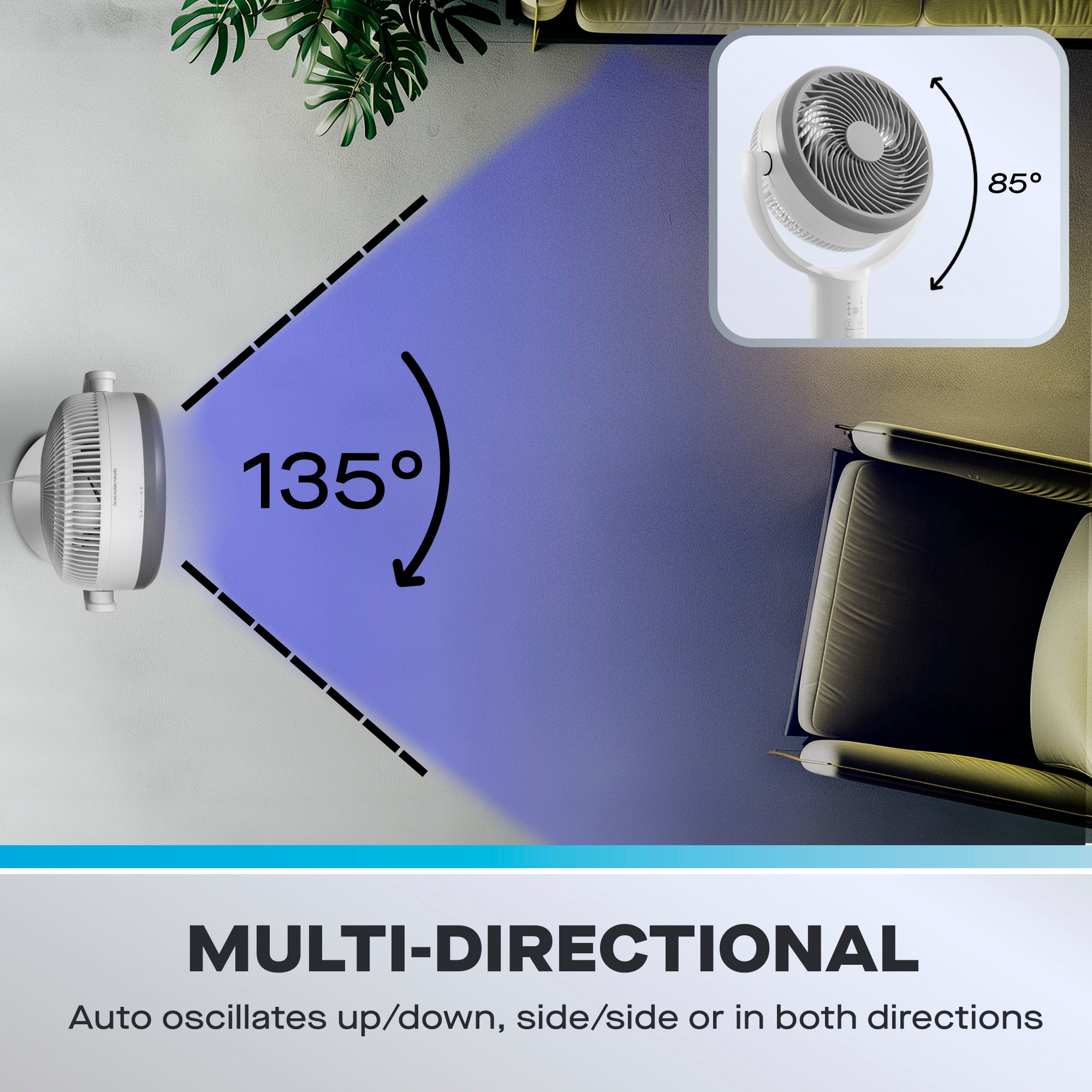 Daewoo Pedestal Air Circulator Fan