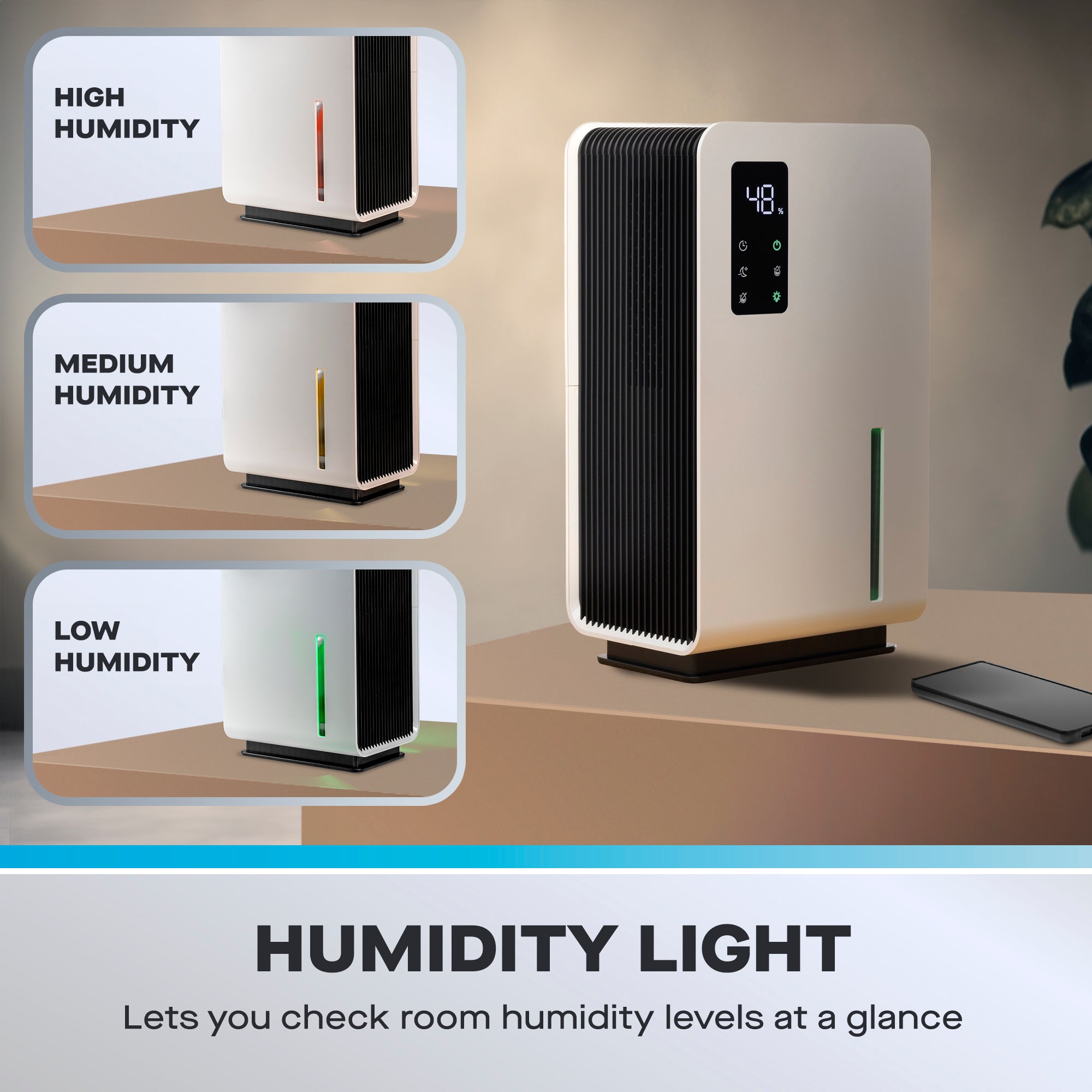 Daewoo 3.2L Dehumidifier with Air Purifier