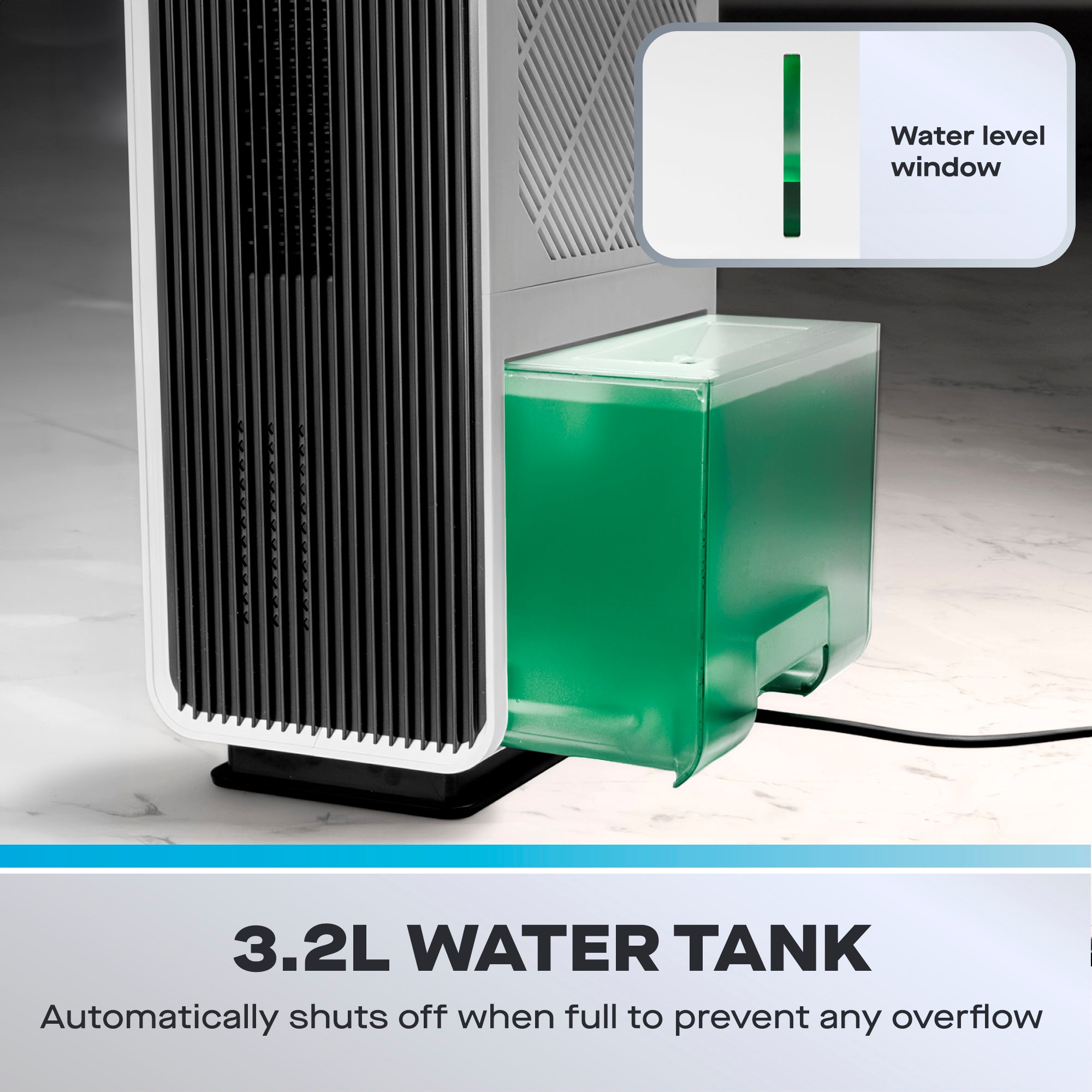 Daewoo 3.2L Dehumidifier with Air Purifier
