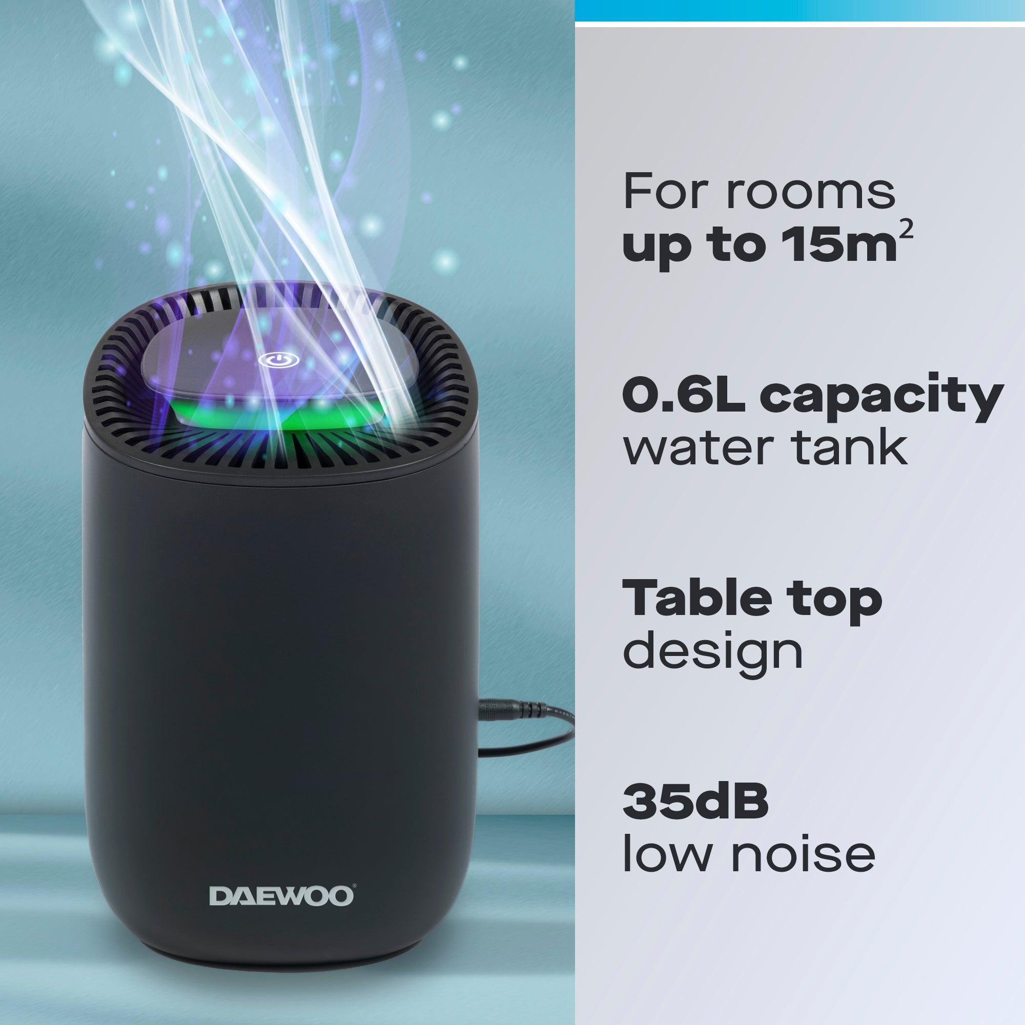 Daewoo 600ml Dehumidifier