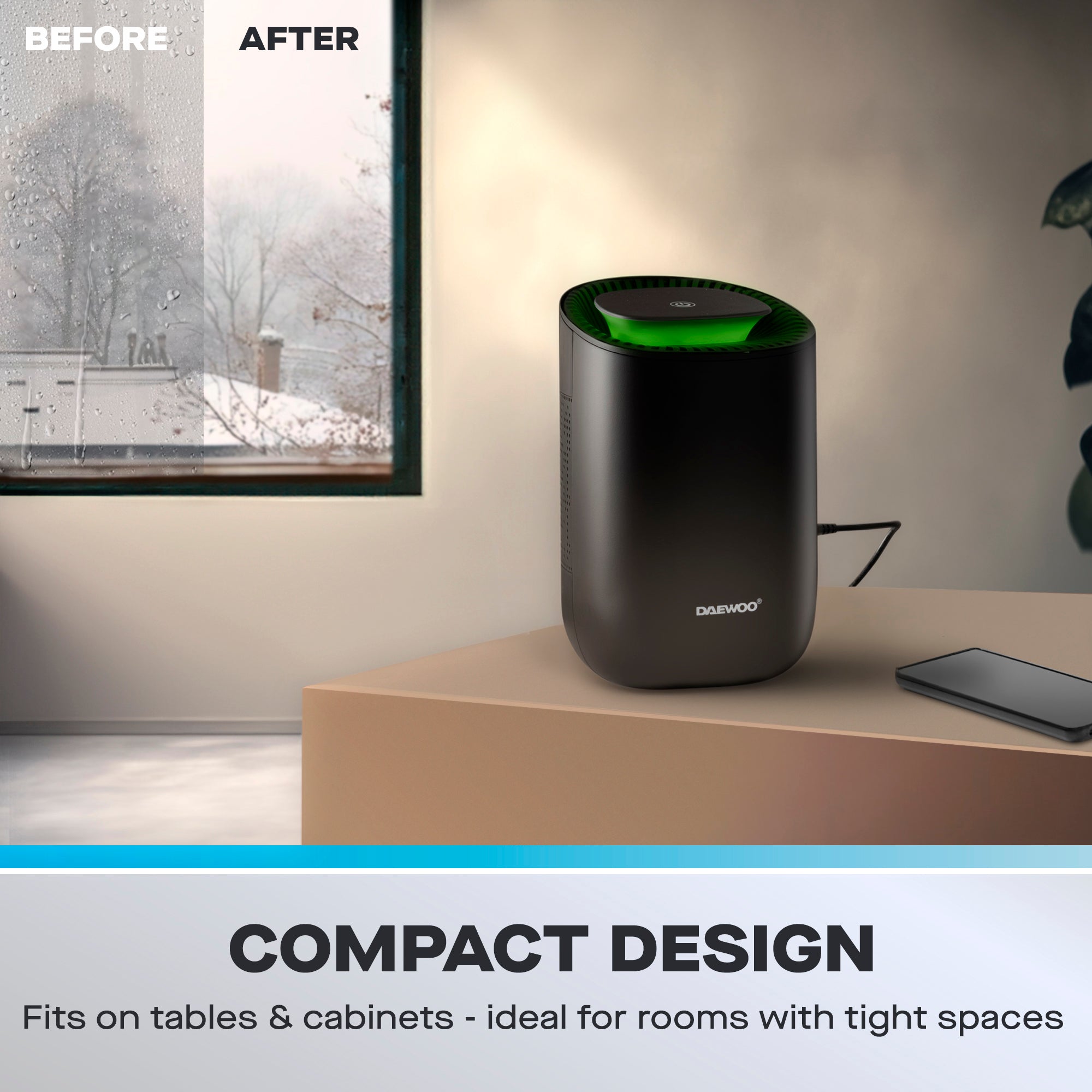 Daewoo 600ml Dehumidifier