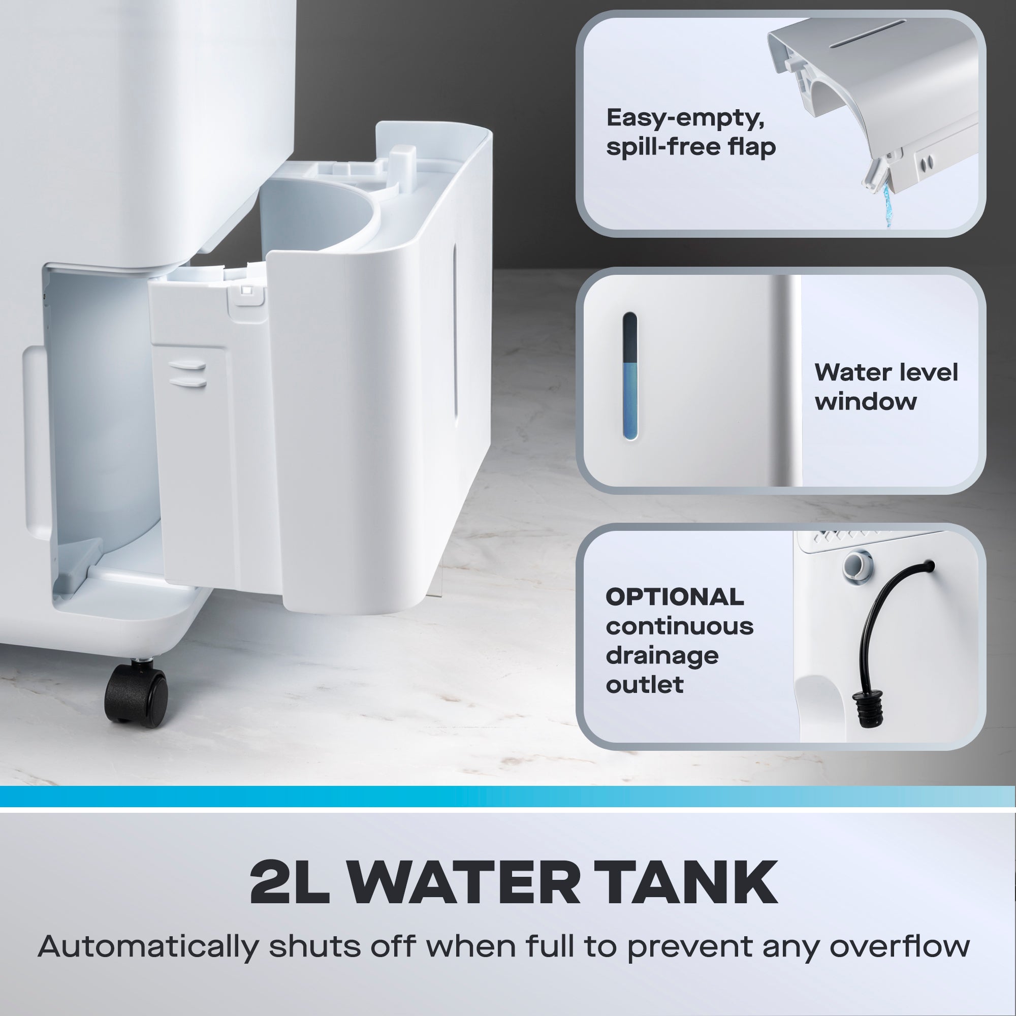 Daewoo 12L Dehumidifier with Air Purifier