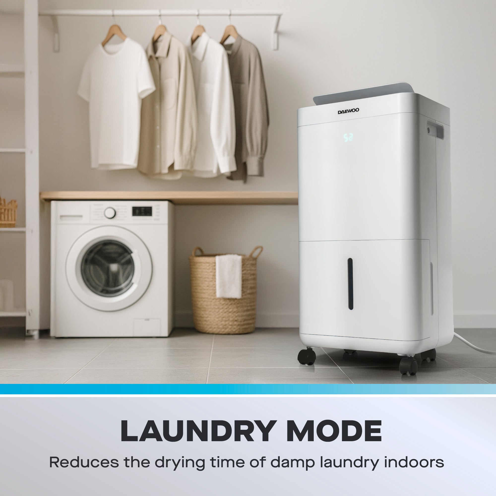 Daewoo 16L Dehumidifier with Air Purifier