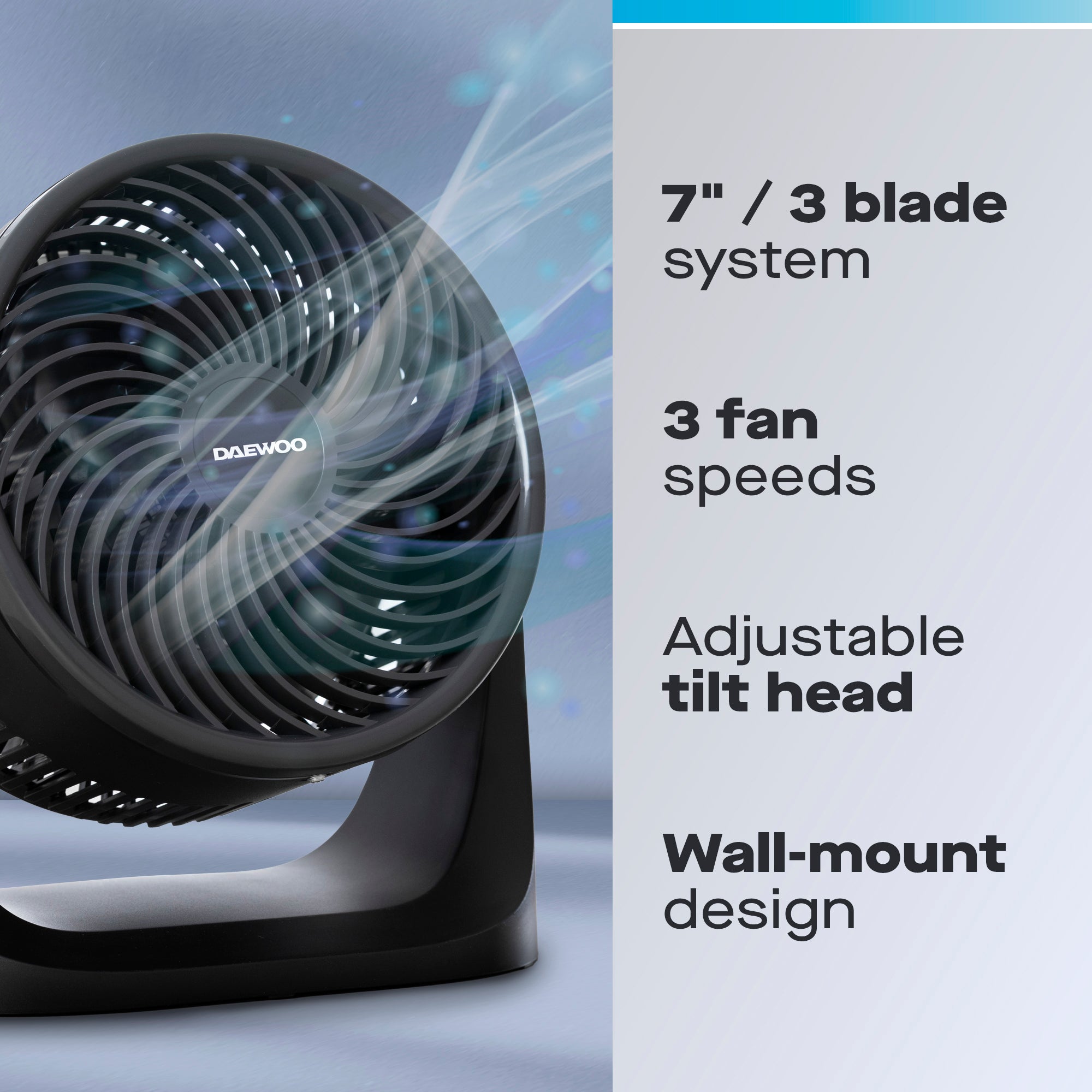 Daewoo Air Circulator Desk Fan