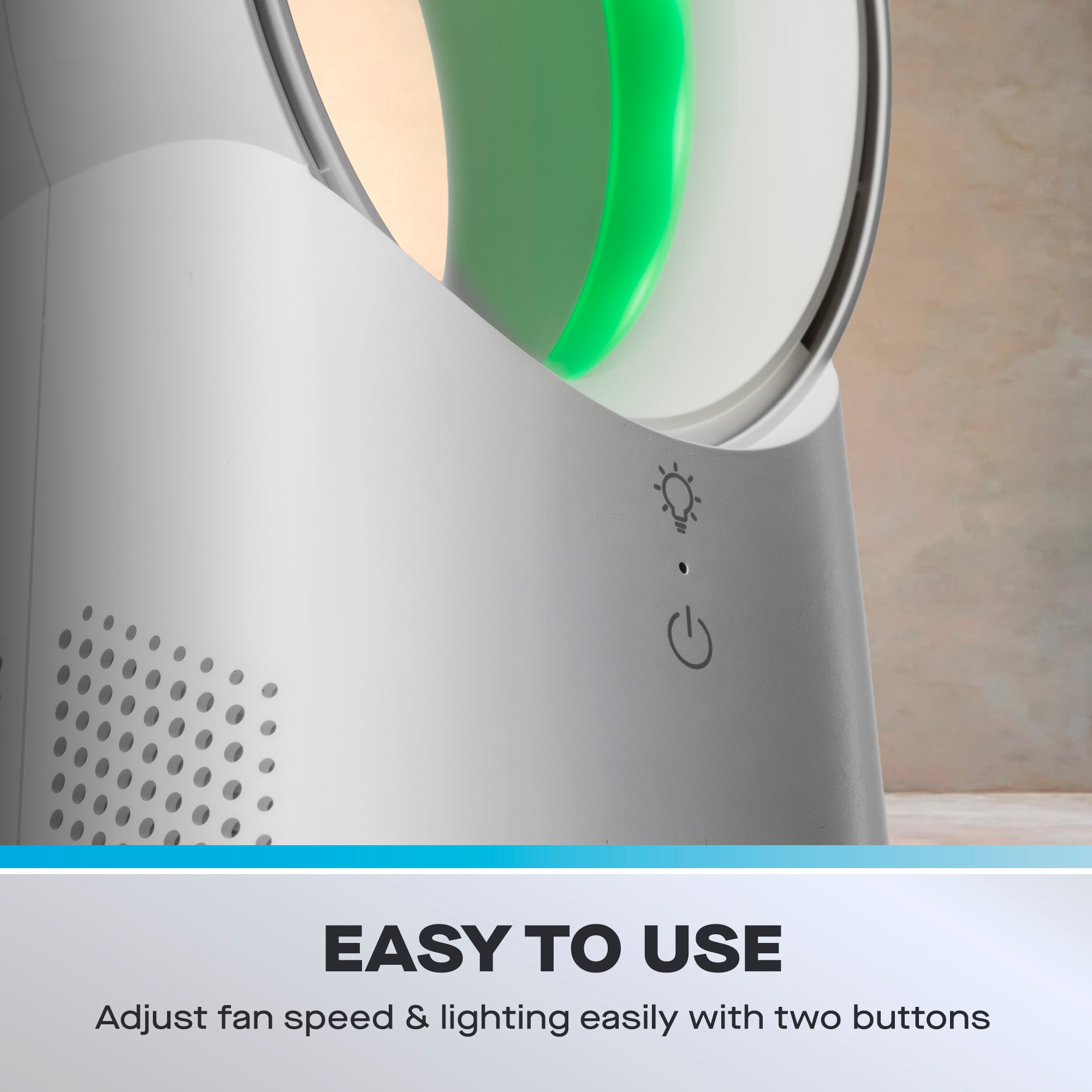 Daewoo Rechargeable Mini Desktop Bladeless Fan
