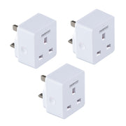 Daewoo WiFi 13Amp Smart Plug Socket Adaptor, Pack of 3