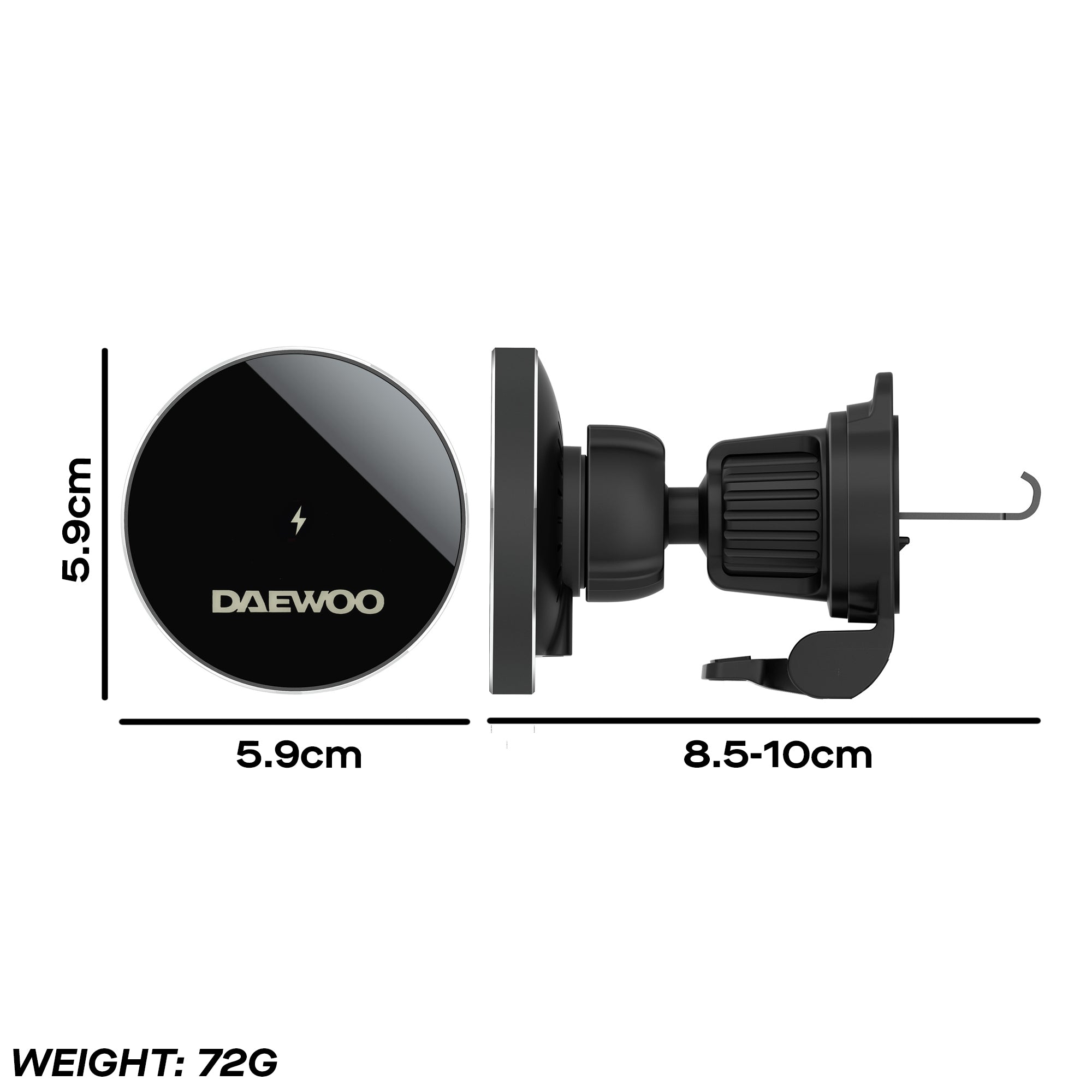 Daewoo 15W Magsafe Car Mount Phone Charger