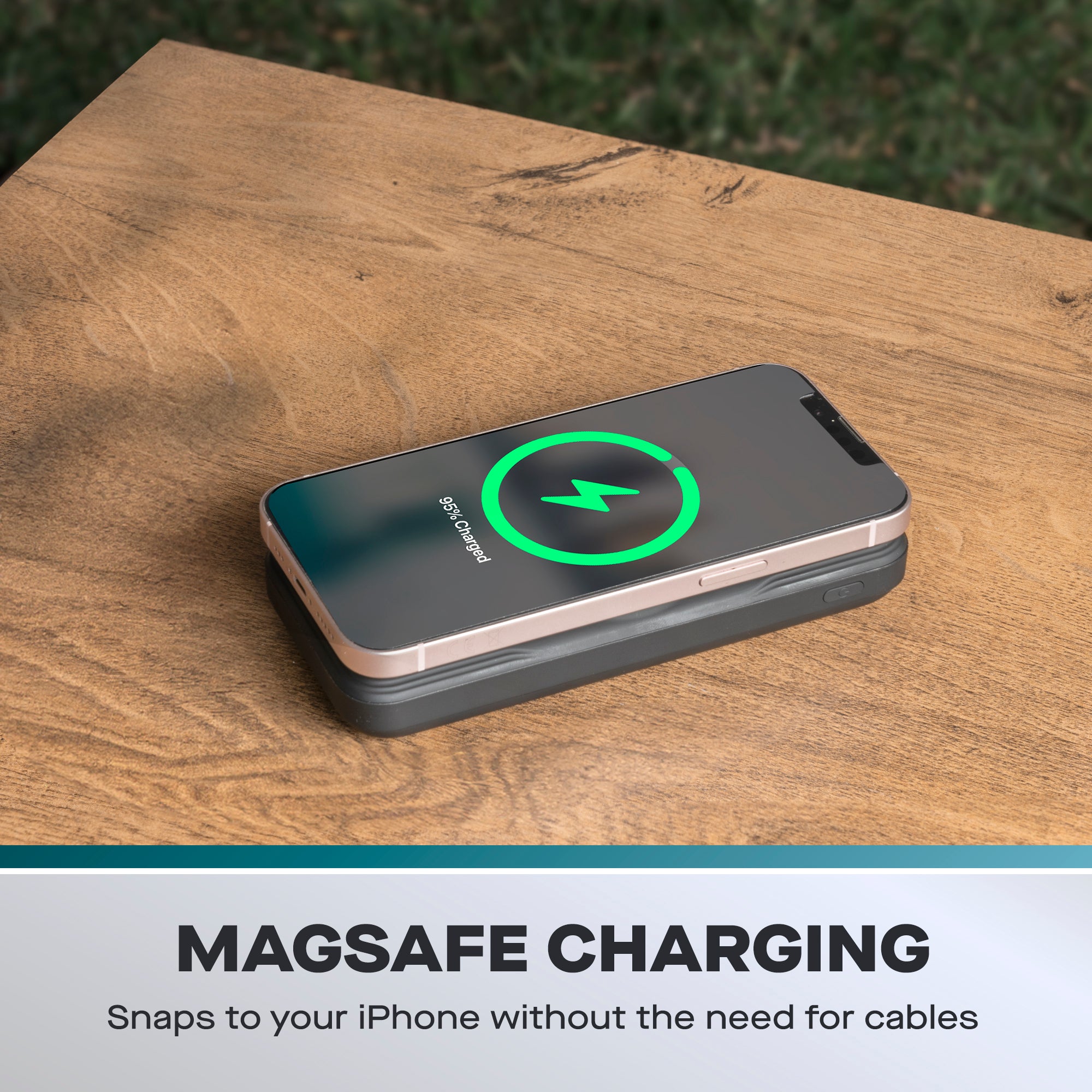 Daewoo 10000mAh Portable Power Bank with Built-in Cables