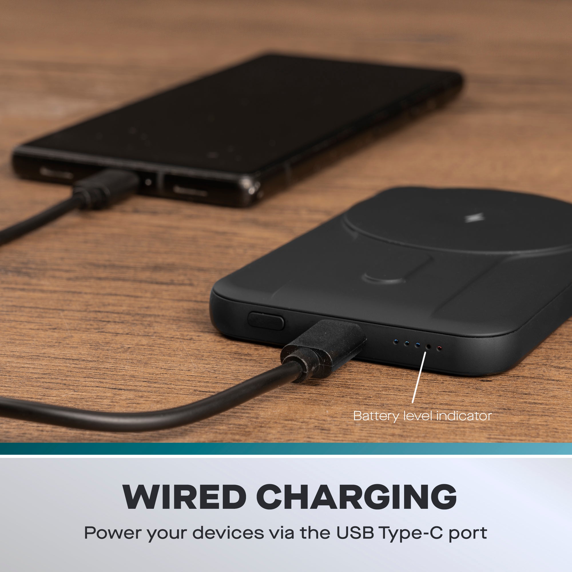 Daewoo 5000mAh Portable MagSafe Wireless Power Bank