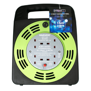 Daewoo 4-Way 15m Handbag Extension Reel