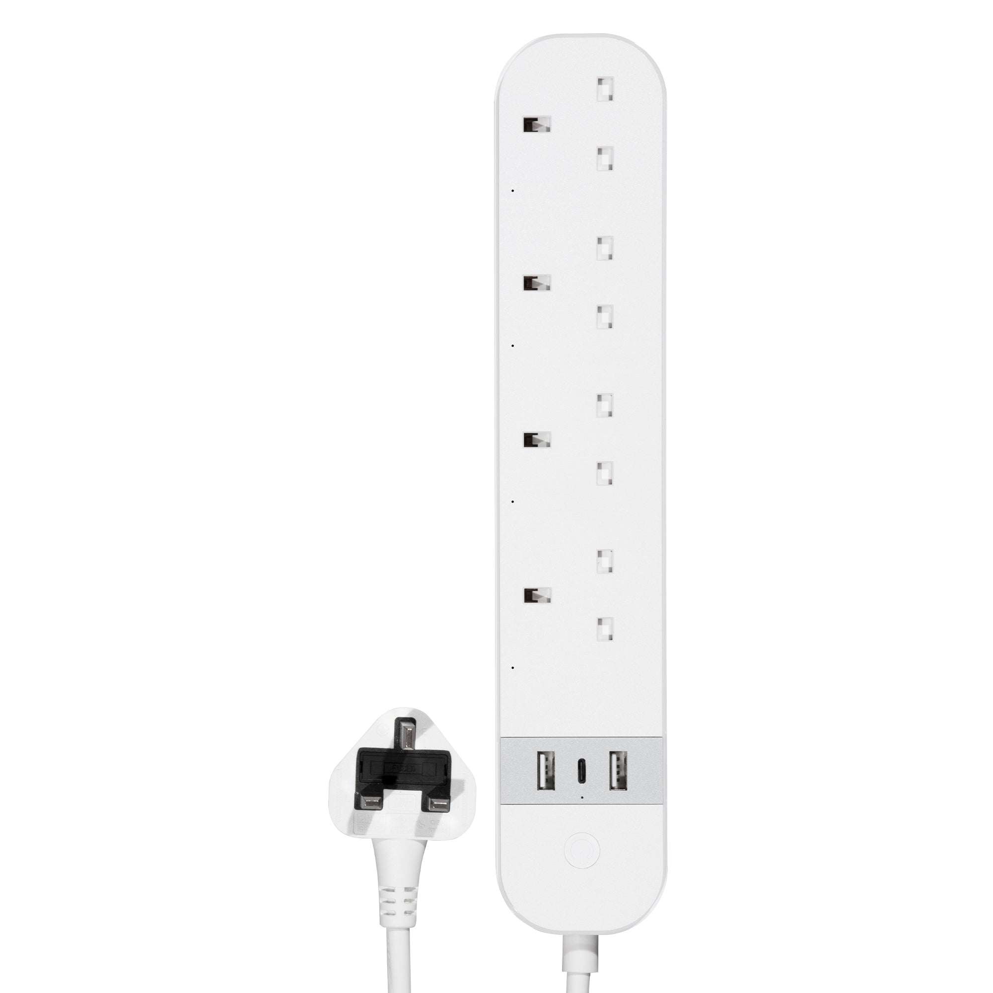 Daewoo WiFi Smart 4 Socket Extension Lead, 2m