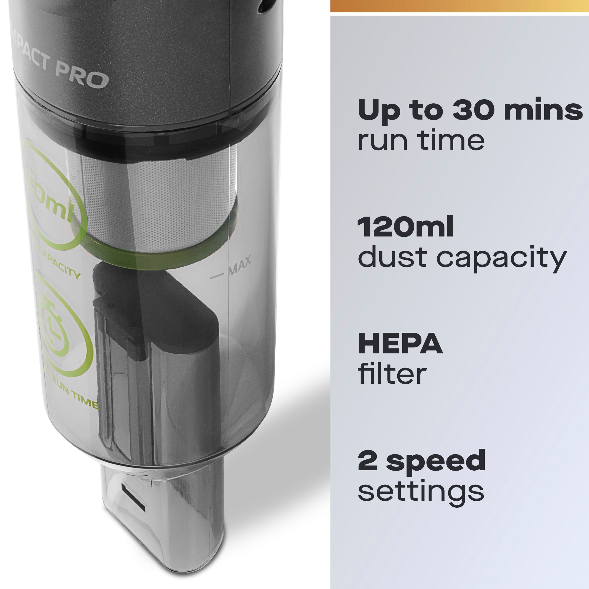 Daewoo 11.1V Compact Pro Cordless Handheld Vacuum Cleaner