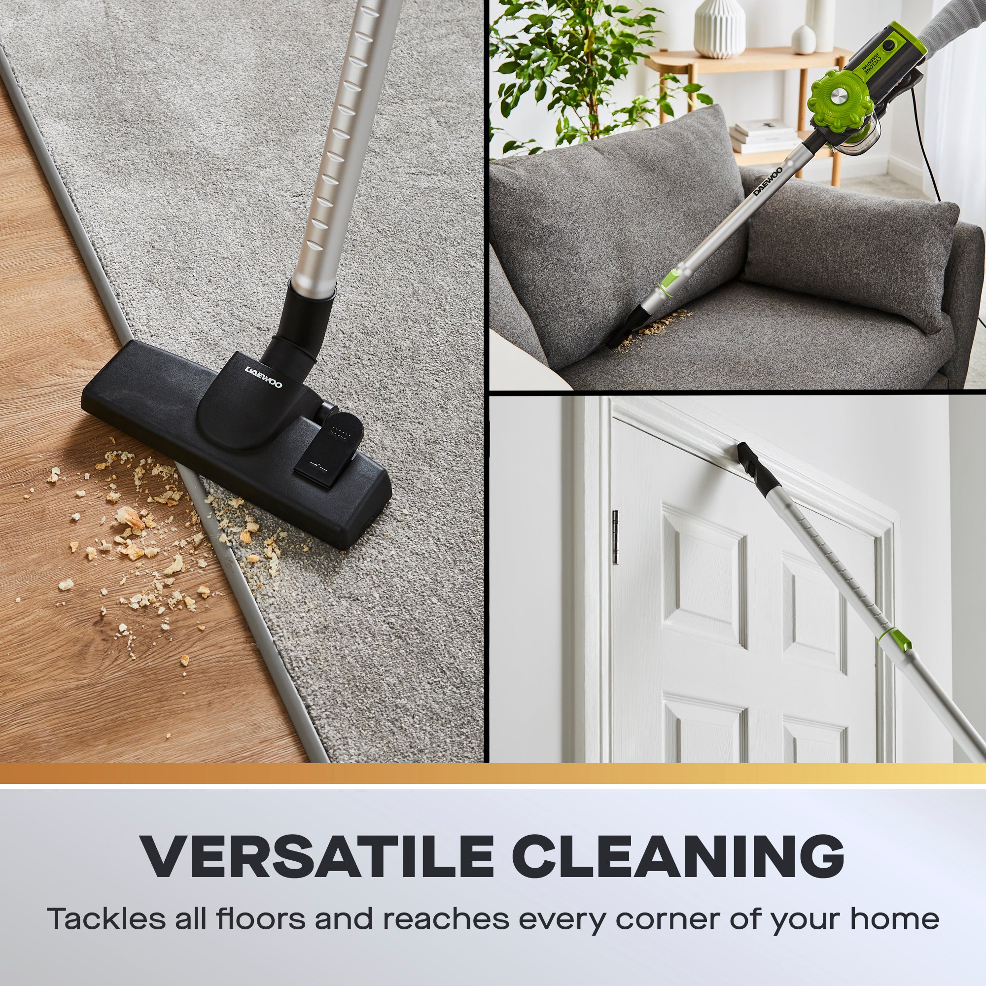 Daewoo Cyclone Essential Corded 3-in-1 Handheld Vacuum Cleaner