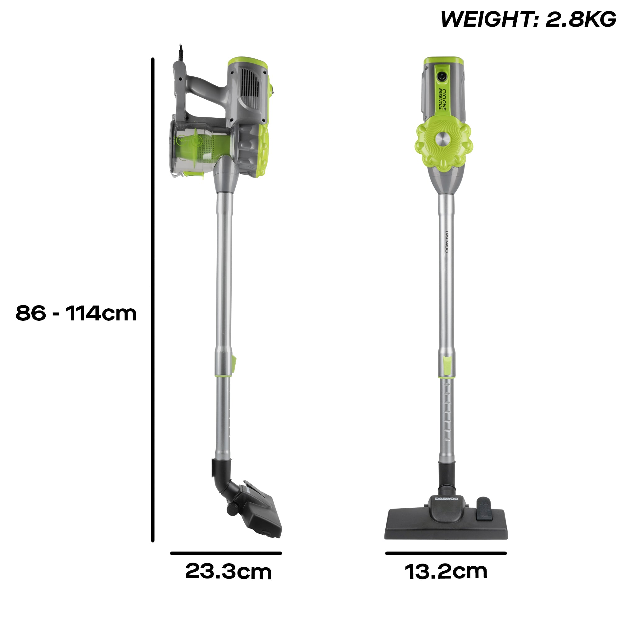 Daewoo Cyclone Essential Corded 3-in-1 Handheld Vacuum Cleaner