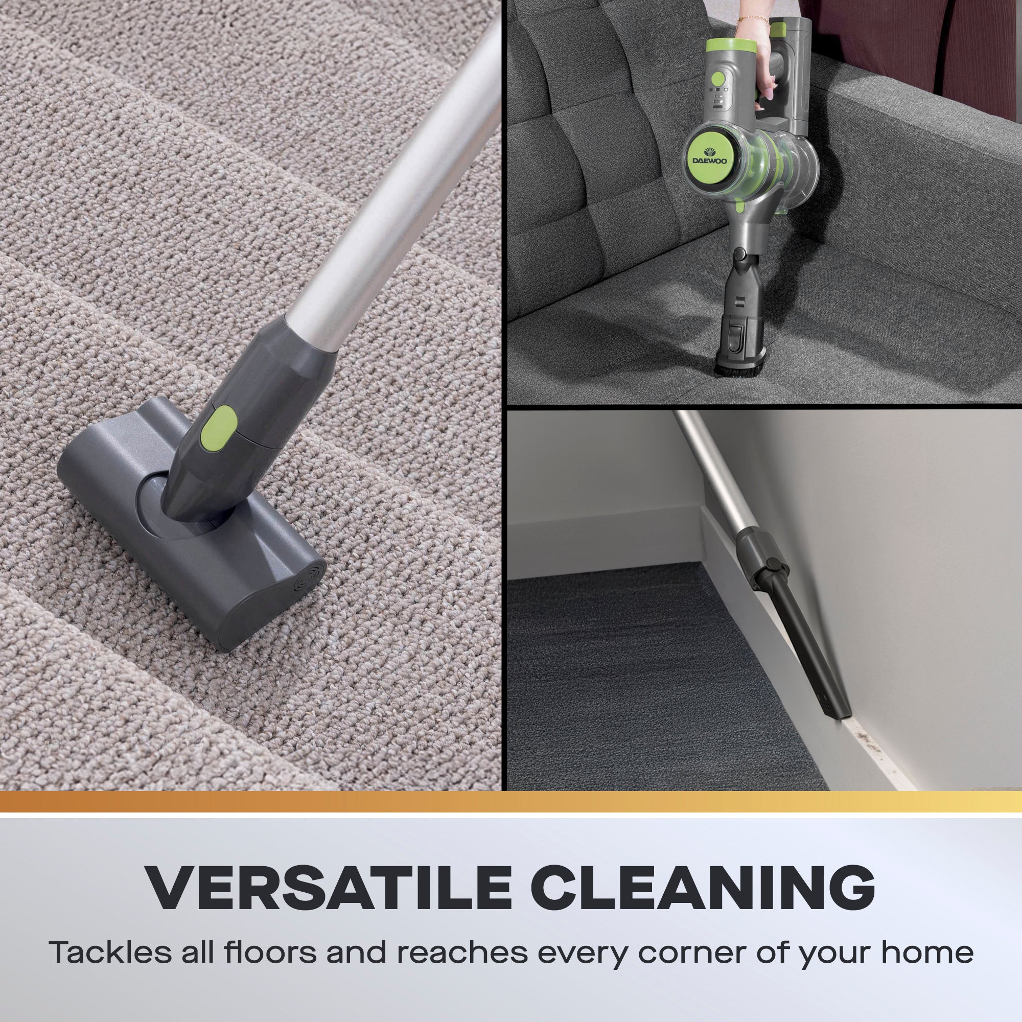 Daewoo Cyclone Freedom 2.0 2-in-1 Cordless Vacuum Cleaner