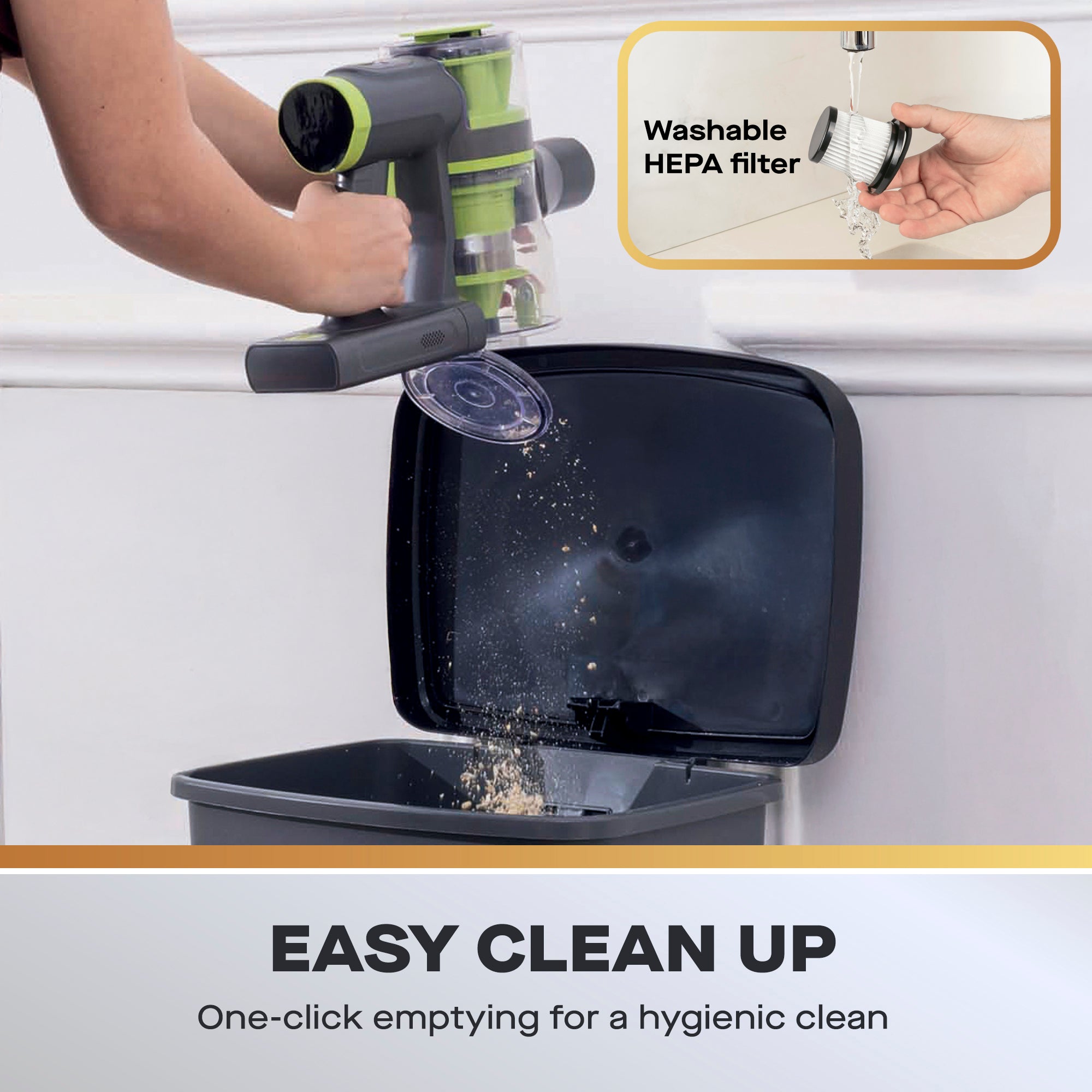 Daewoo Cyclone Freedom 2.0 2-in-1 Cordless Vacuum Cleaner