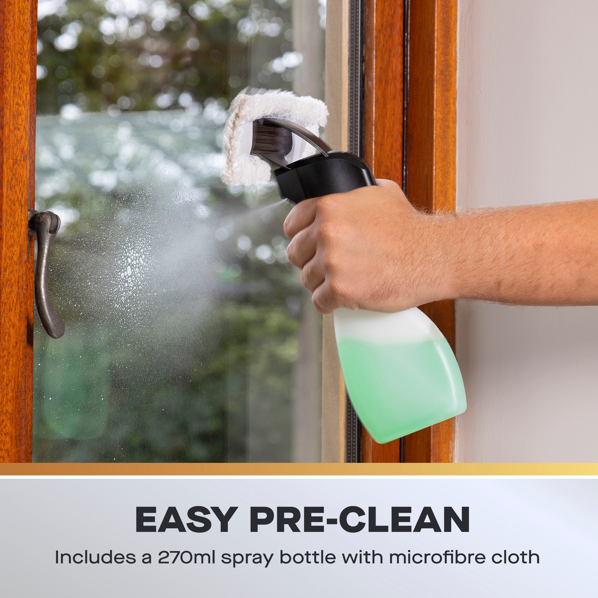 Daewoo Hurricane Clearvac Rechargeable Handheld Window Vac