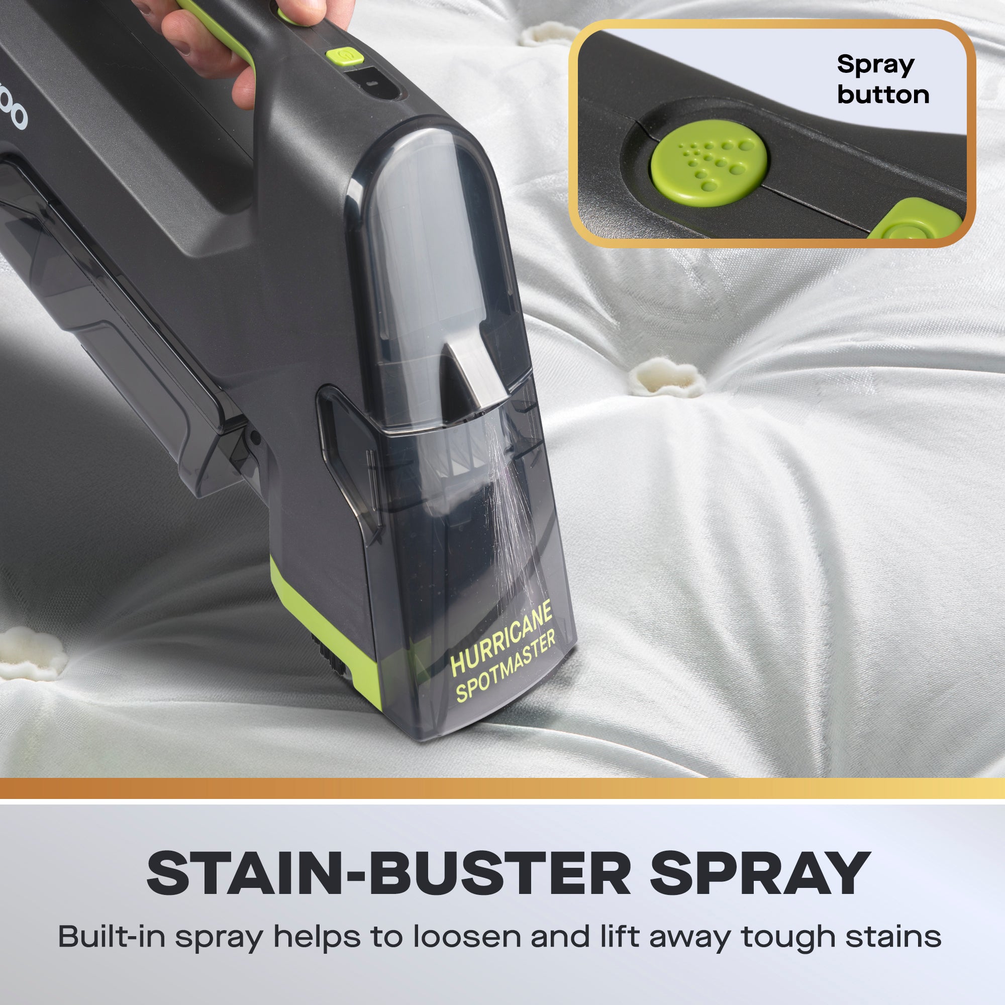 Daewoo Hurricane Spotmaster Cordless Carpet & Upholstery Cleaner
