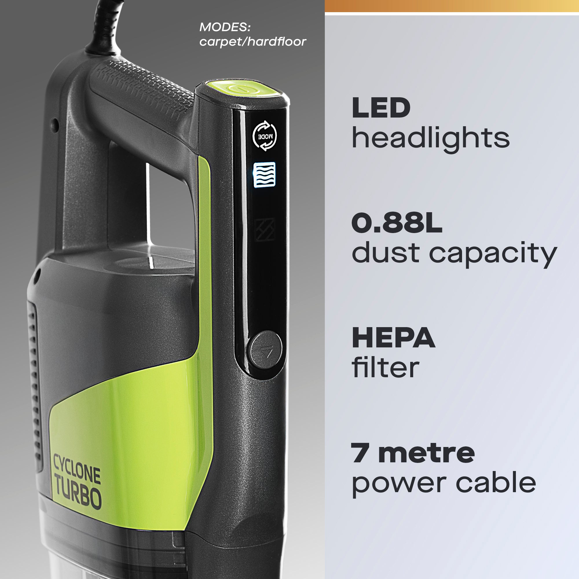 Daewoo Cyclone Turbo Corded 3-in-1 Handheld Vacuum Cleaner
