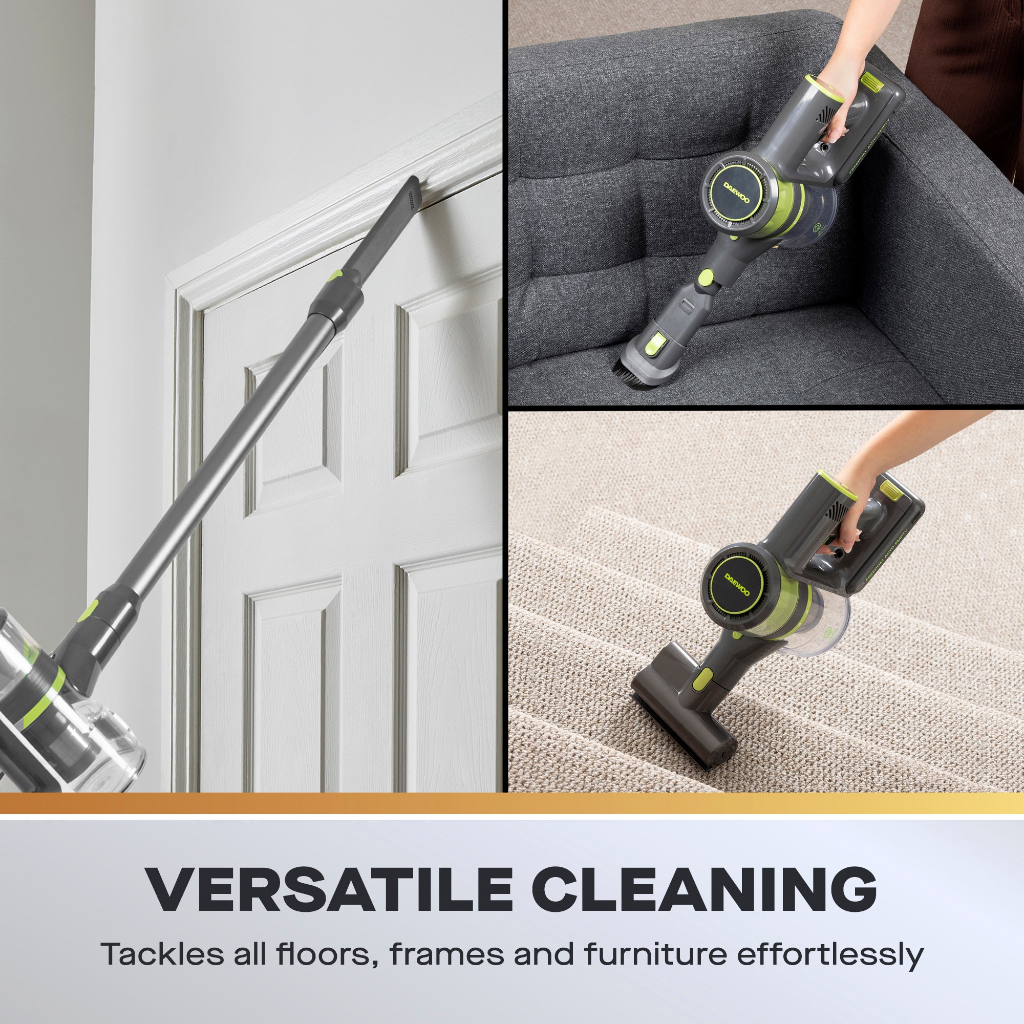 Daewoo Cyclone Freedom Cordless Vacuum Cleaner with Auto Empty System