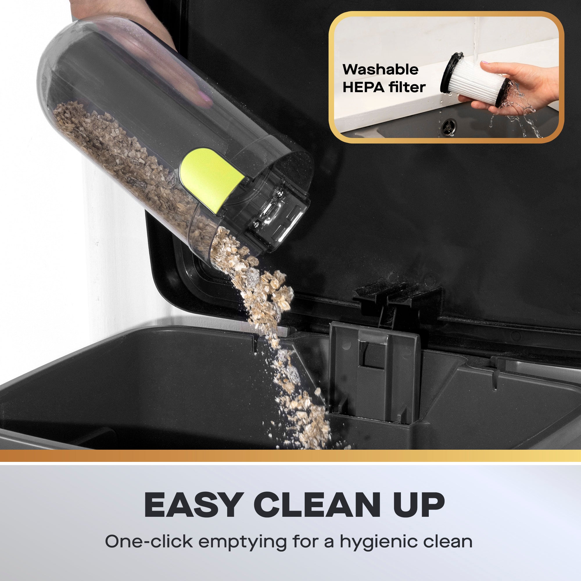 Daewoo Tornado 2-in-1 Up-Lift Lite Upright Cordless Vacuum Cleaner