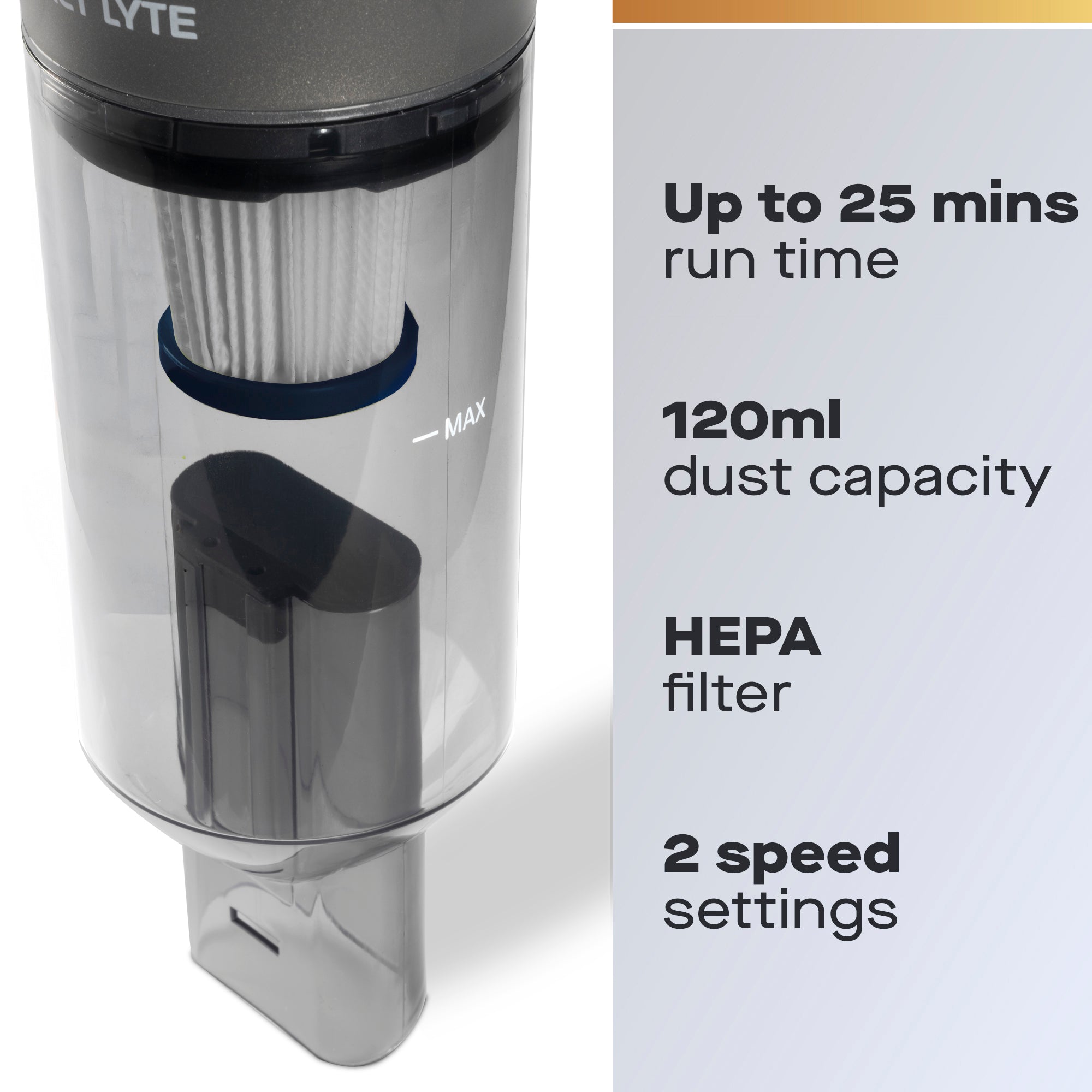 Daewoo 7.4V Compact-Lyte Cordless Handheld Vacuum Cleaner