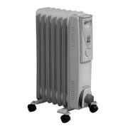 Daewoo 1500W Oil Filled Radiator with Thermostat Control