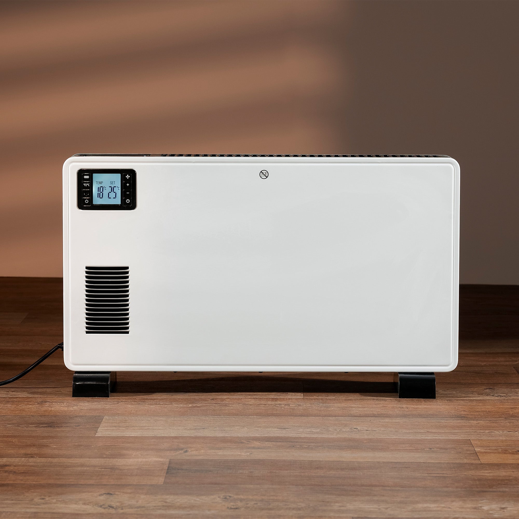 Daewoo 2300W White Convector Heater with LCD Display & Remote Control