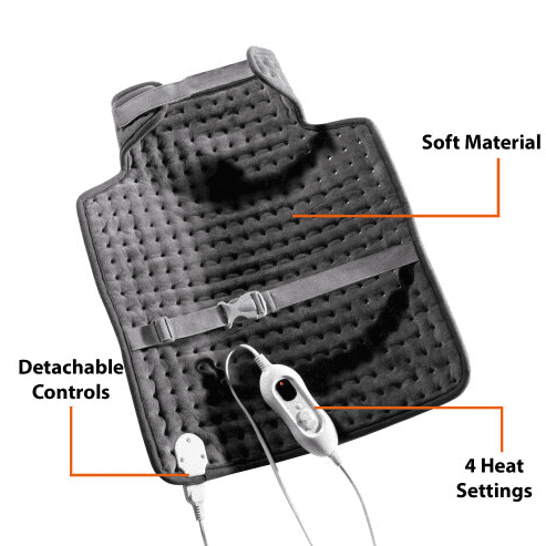 Daewoo Neck & Back Pain Relief Heated Pad 40x50cm