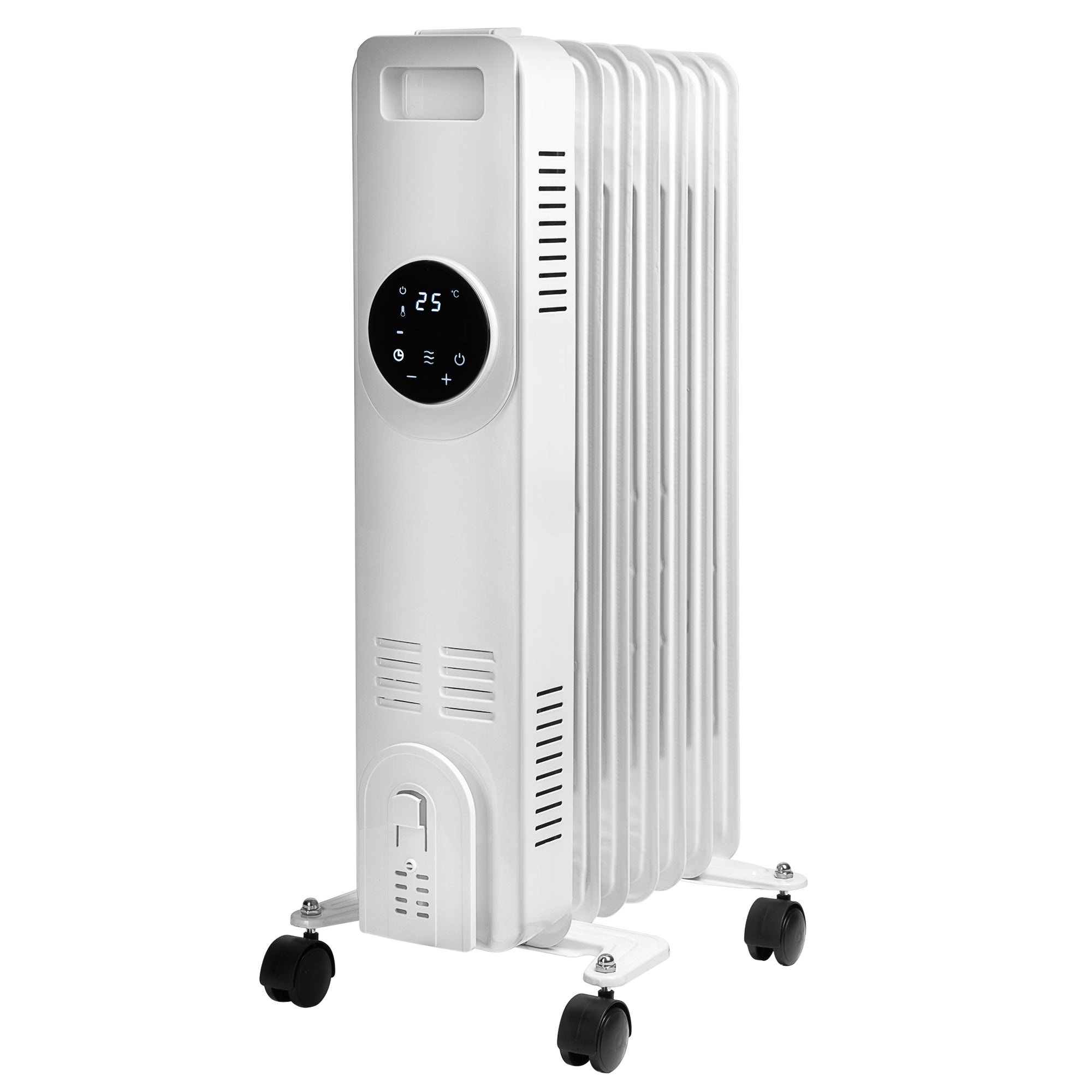 Daewoo 1500W Oil Filled Radiator with LED Display & Remote Control
