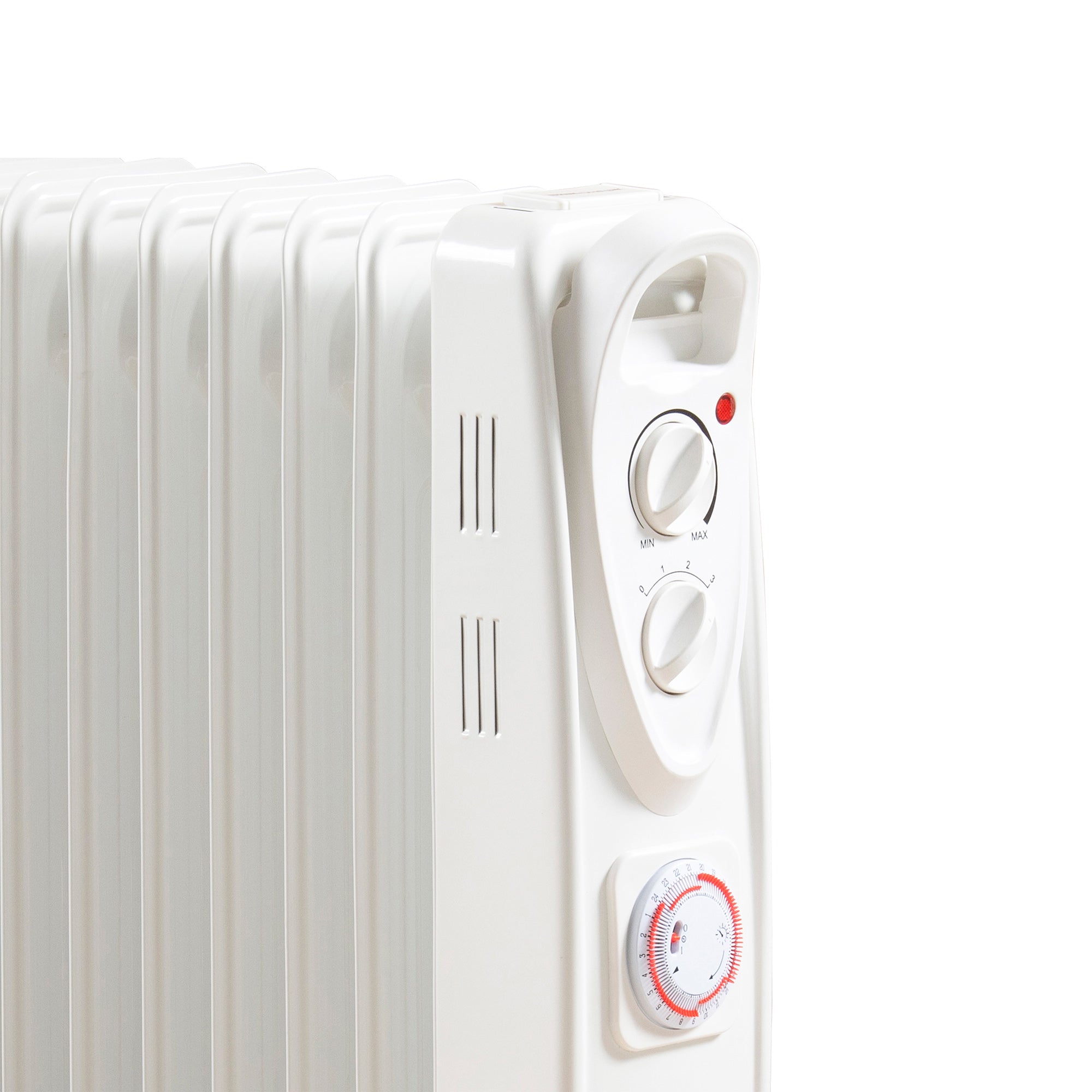 Daewoo 2500W Oil Filled Radiator with Timer & Thermostat