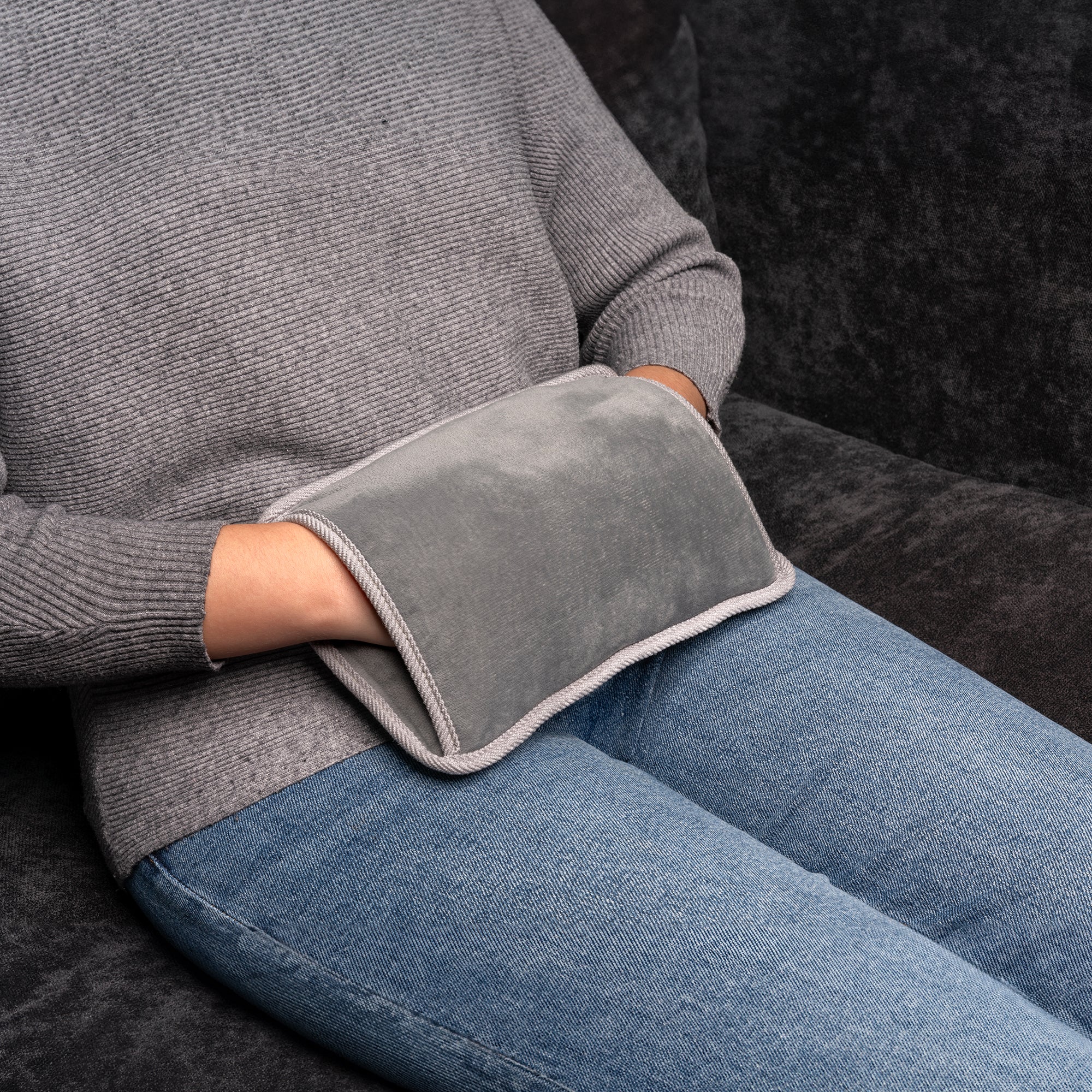 Daewoo Rechargeable Hot Water Bottle, Grey