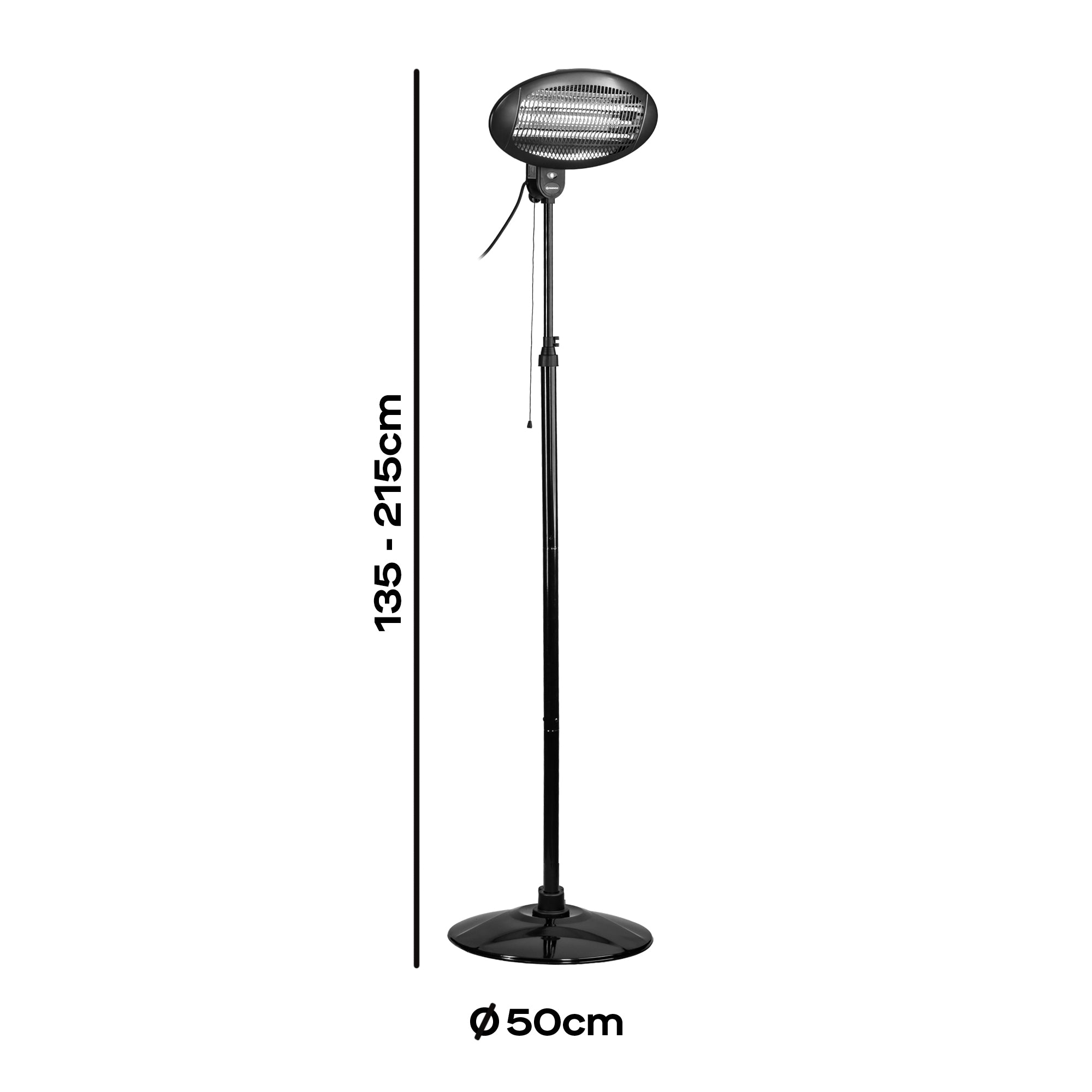 Daewoo 2000W Electric Patio Heater