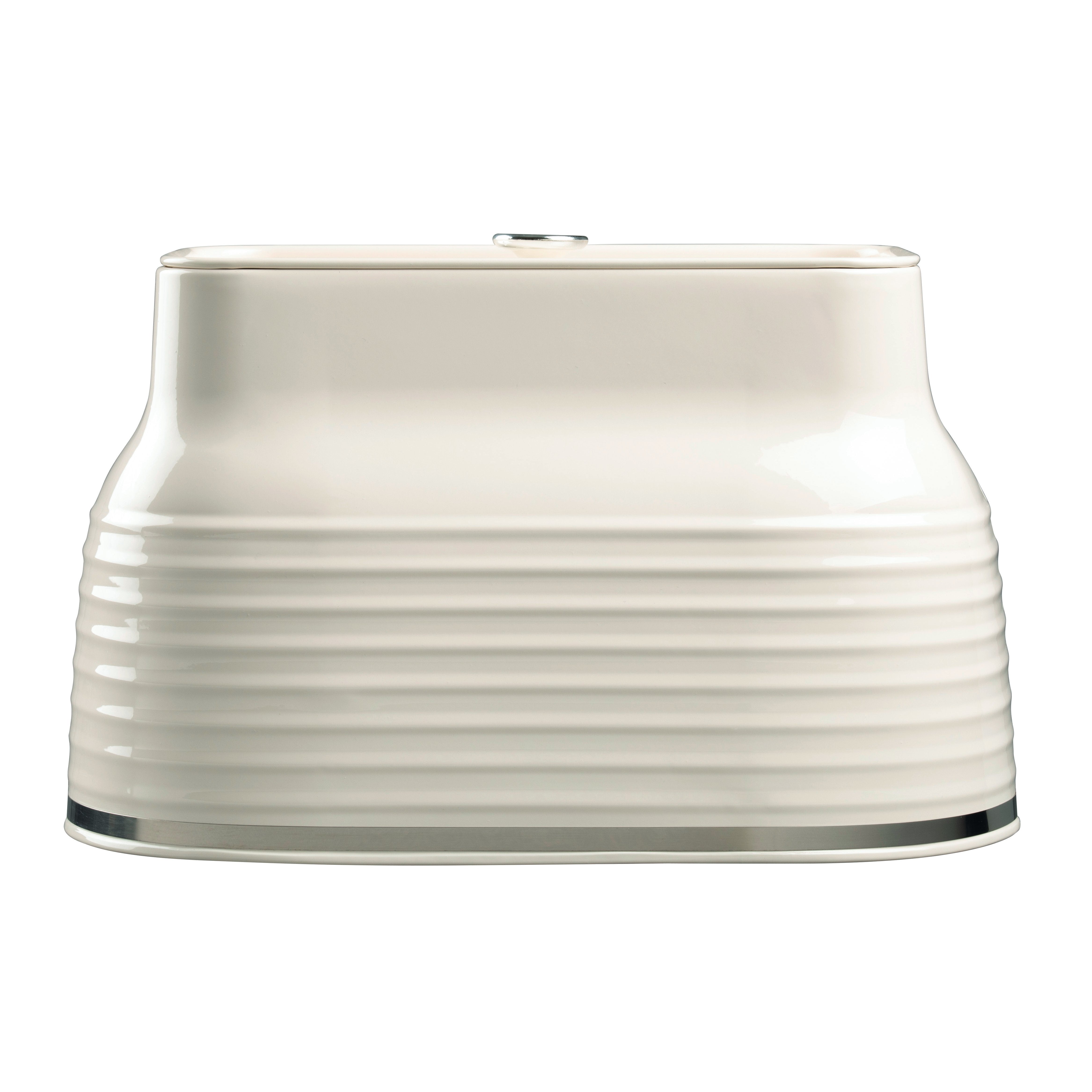 Daewoo Cream Sienna Steel Bread Bin