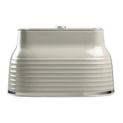 Daewoo Taupe Sienna Steel Bread Bin