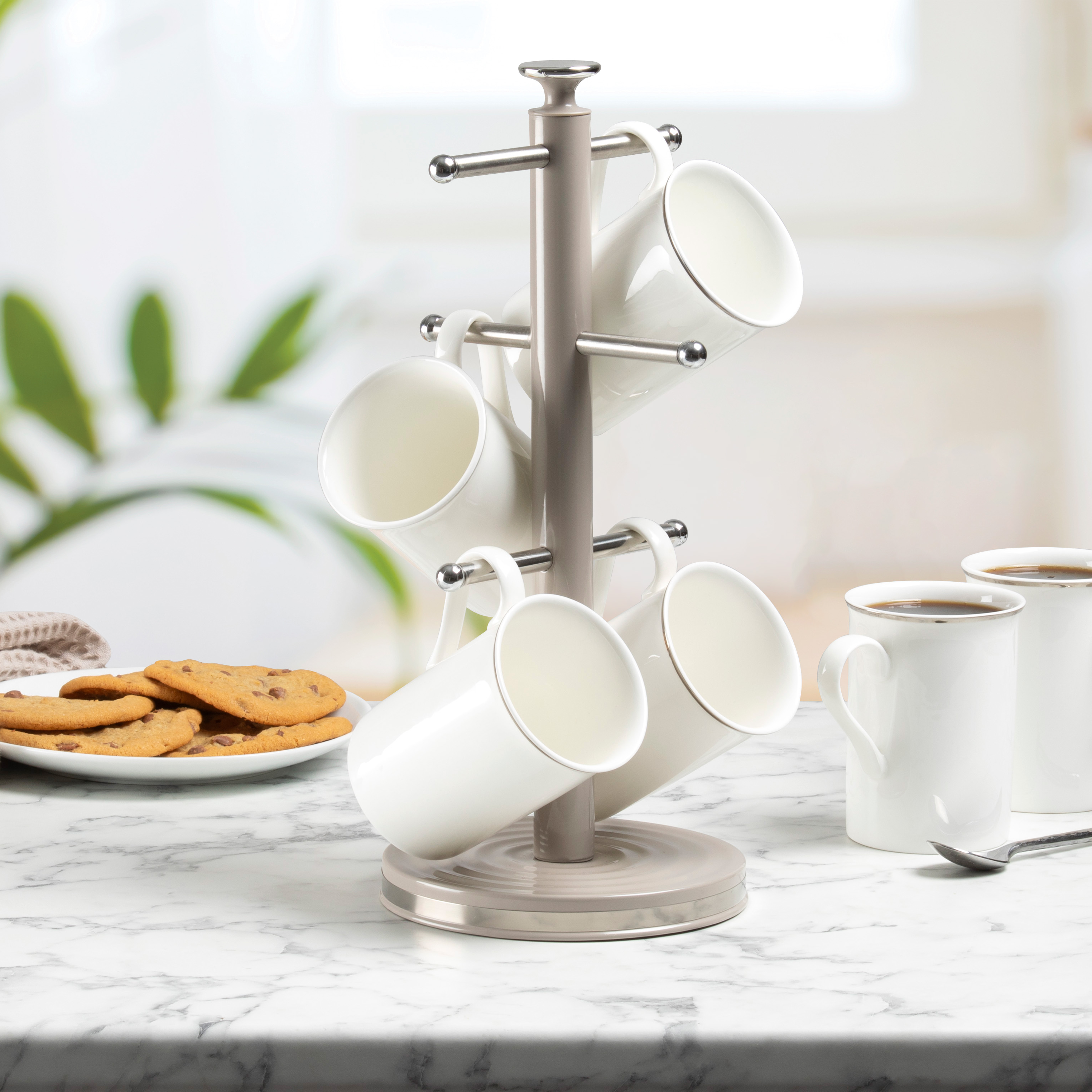 Daewoo Sienna Taupe Mug Tree